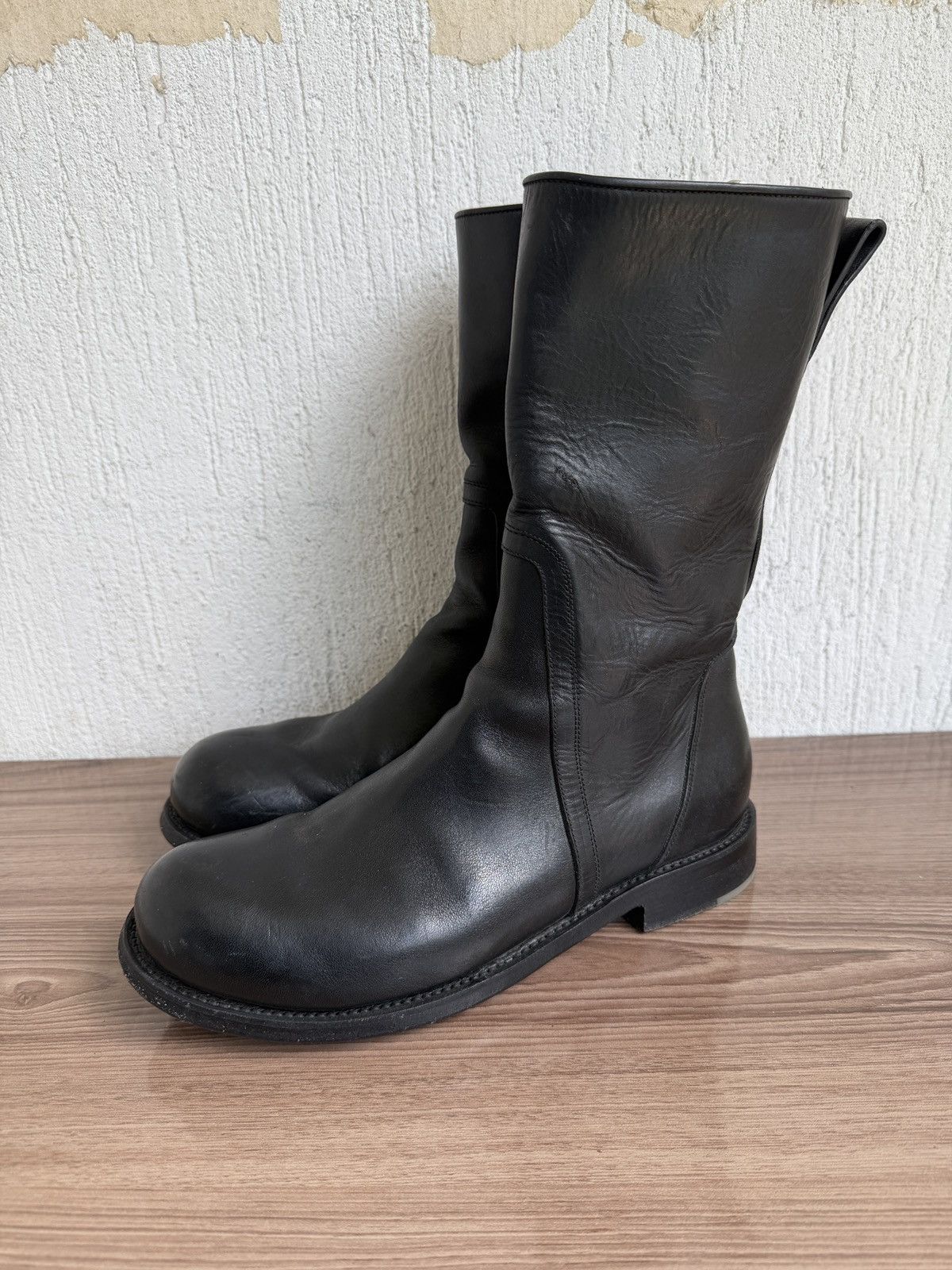 Rick Owens 🫆😶‍🌫️Cop zip boots Size US 9.5 / EU 42-43 - 1 Thumbnail