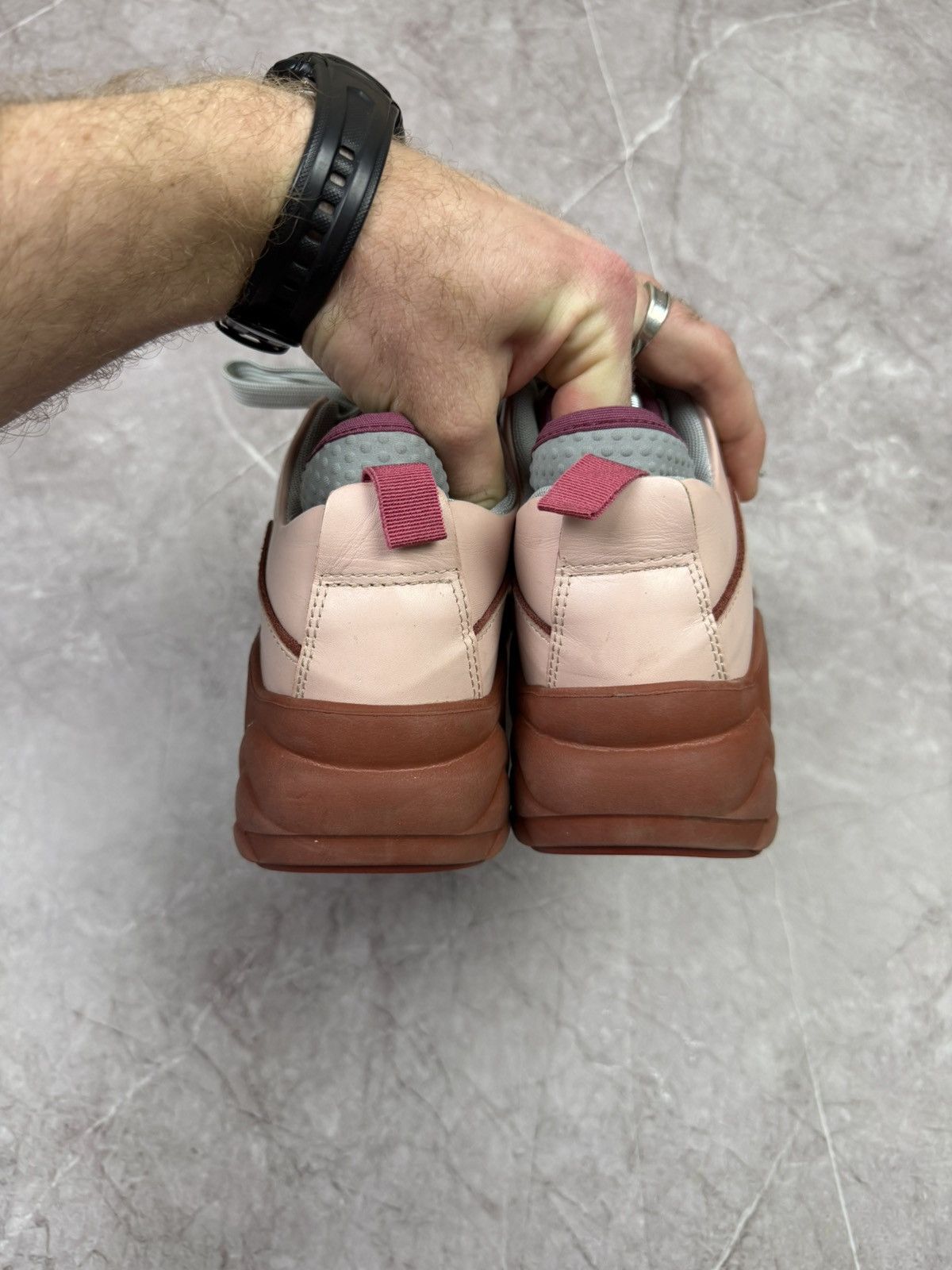 Acne Studios Acne Pink Manhattan Sneakers Size US 9 / IT 39 - 5 Thumbnail