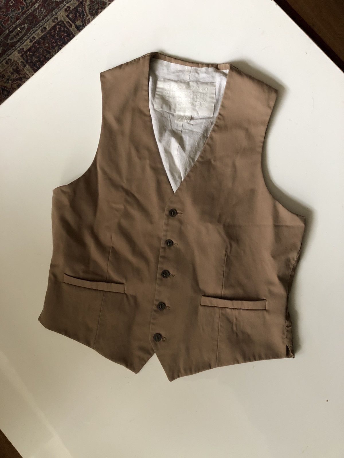 H&M × Maison Margiela MAISON MARGIELA X H&M brown wool vest Size 54R - 1 Thumbnail