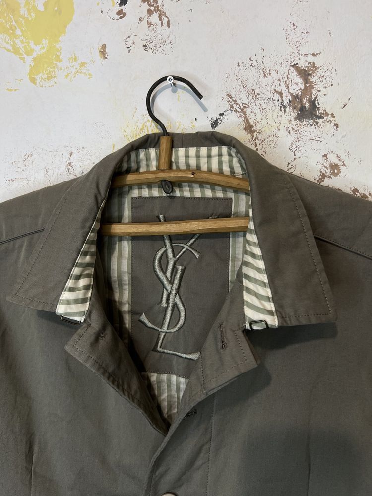 Saint Laurent Paris Yves Saint Laurent Vintage Overshirt Jacket Size US M / EU 48-50 / 2 - 3 Thumbnail