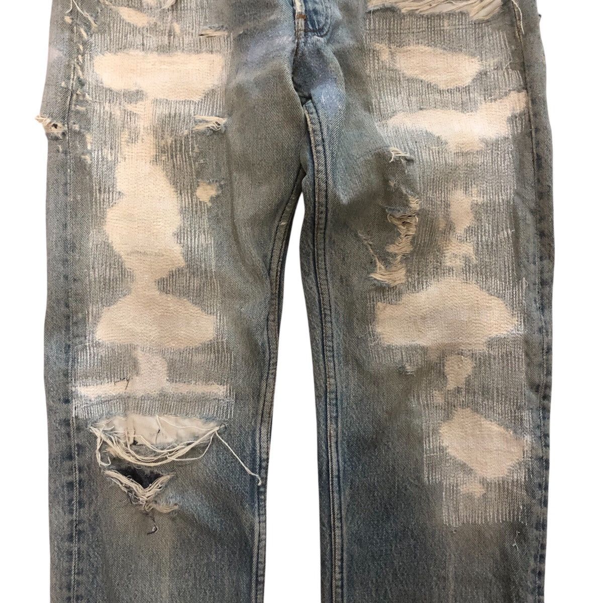 Levi's × Vintage 501 Button 552 Distress Denim Pants Size US 28 / EU 44 - 3 Thumbnail