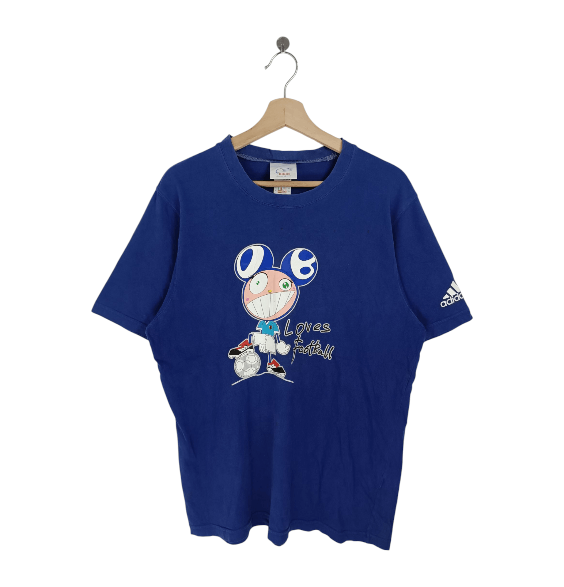 Vintage VINTAGE 90'S KIRIN JAPAN X MURAKAMI TAKASHIPOM FOOTBALL TEE Size US L / EU 52-54 / 3 - 1 Thumbnail