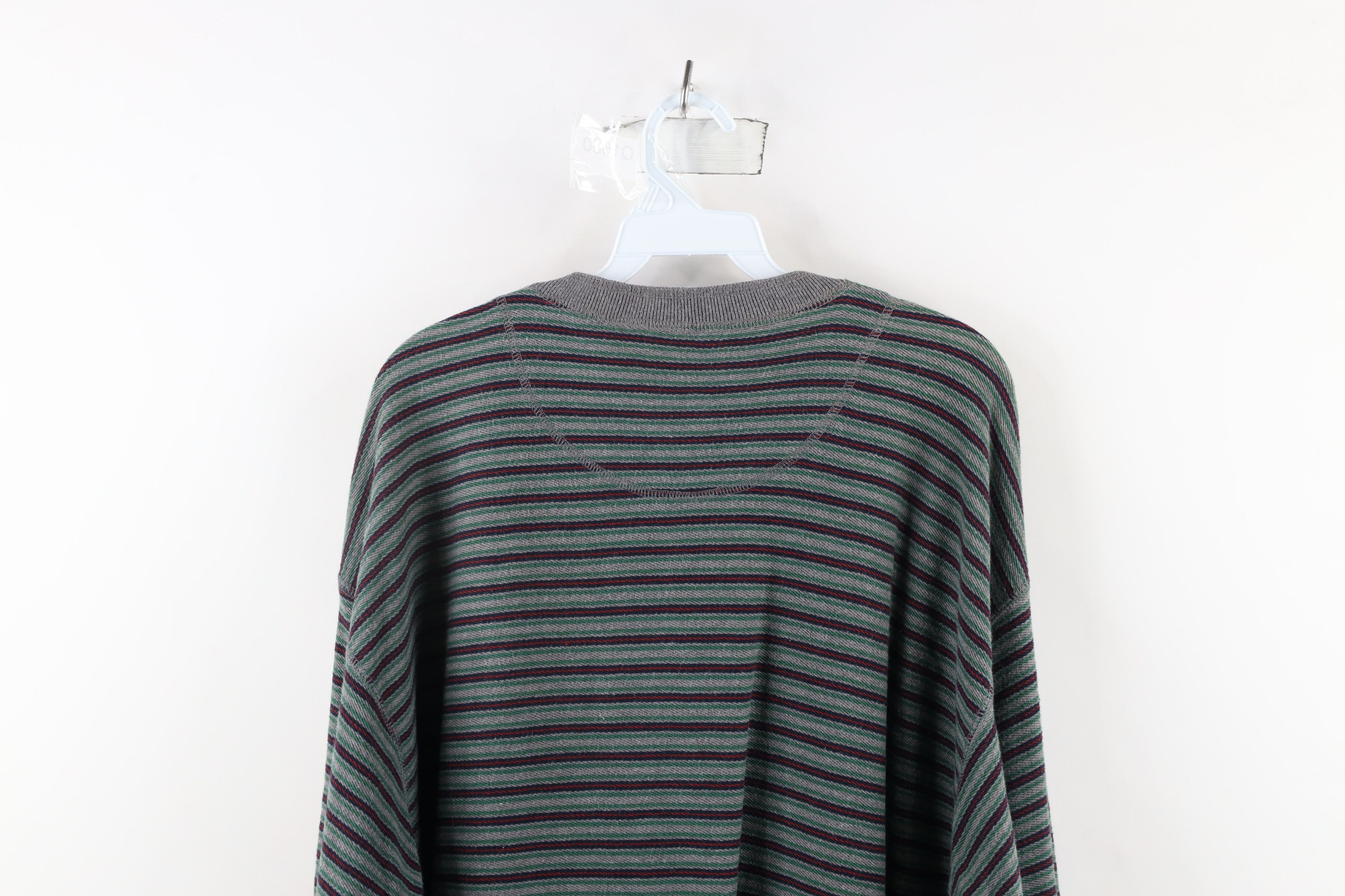 Lee × Vintage Vintage 90s Lee Riveted Knit Long Sleeve Henley T-Shirt Size US L / EU 52-54 / 3 - 8 Thumbnail