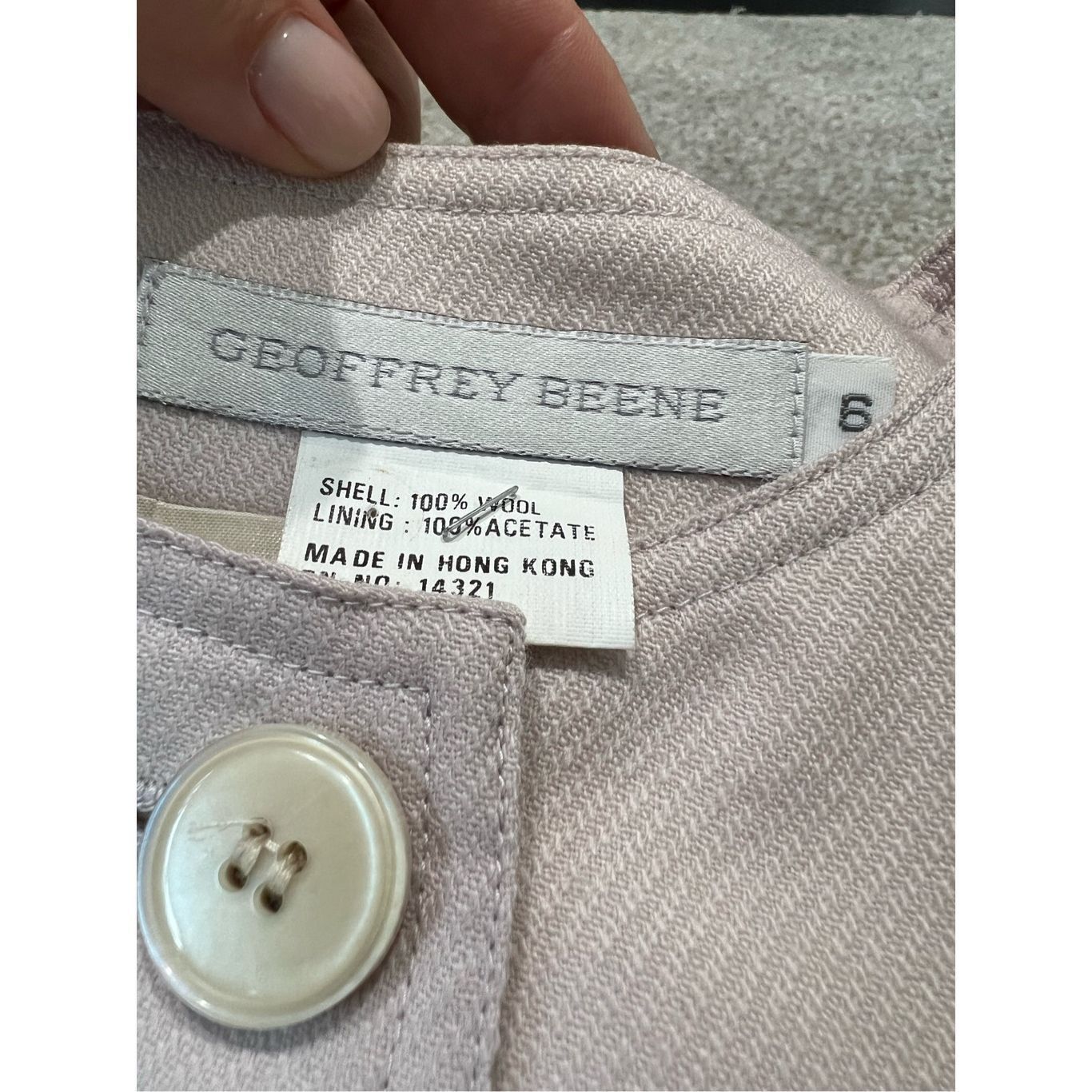 Geoffrey Beene Geoffrey Beene NWT light pink wool cardigan coat oversized s Size M / US 6-8 / IT 42-44 - 4 Thumbnail