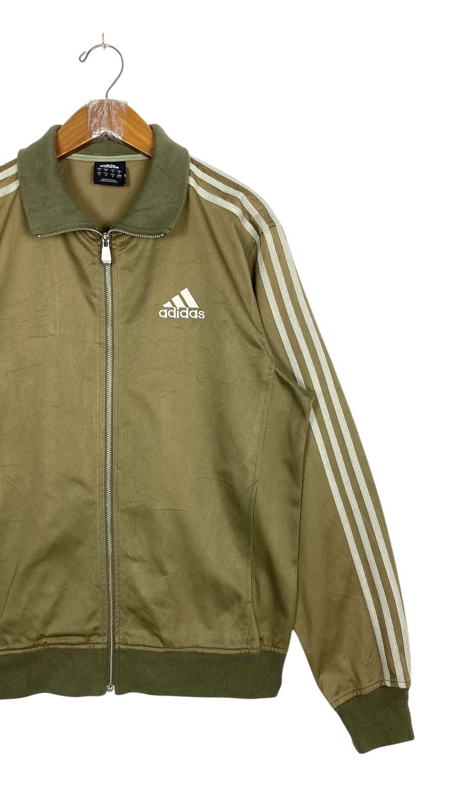 Adidas Rare‼️ Vintage Adidas Track Top Stripe Size US M / EU 48-50 / 2 - 3 Thumbnail