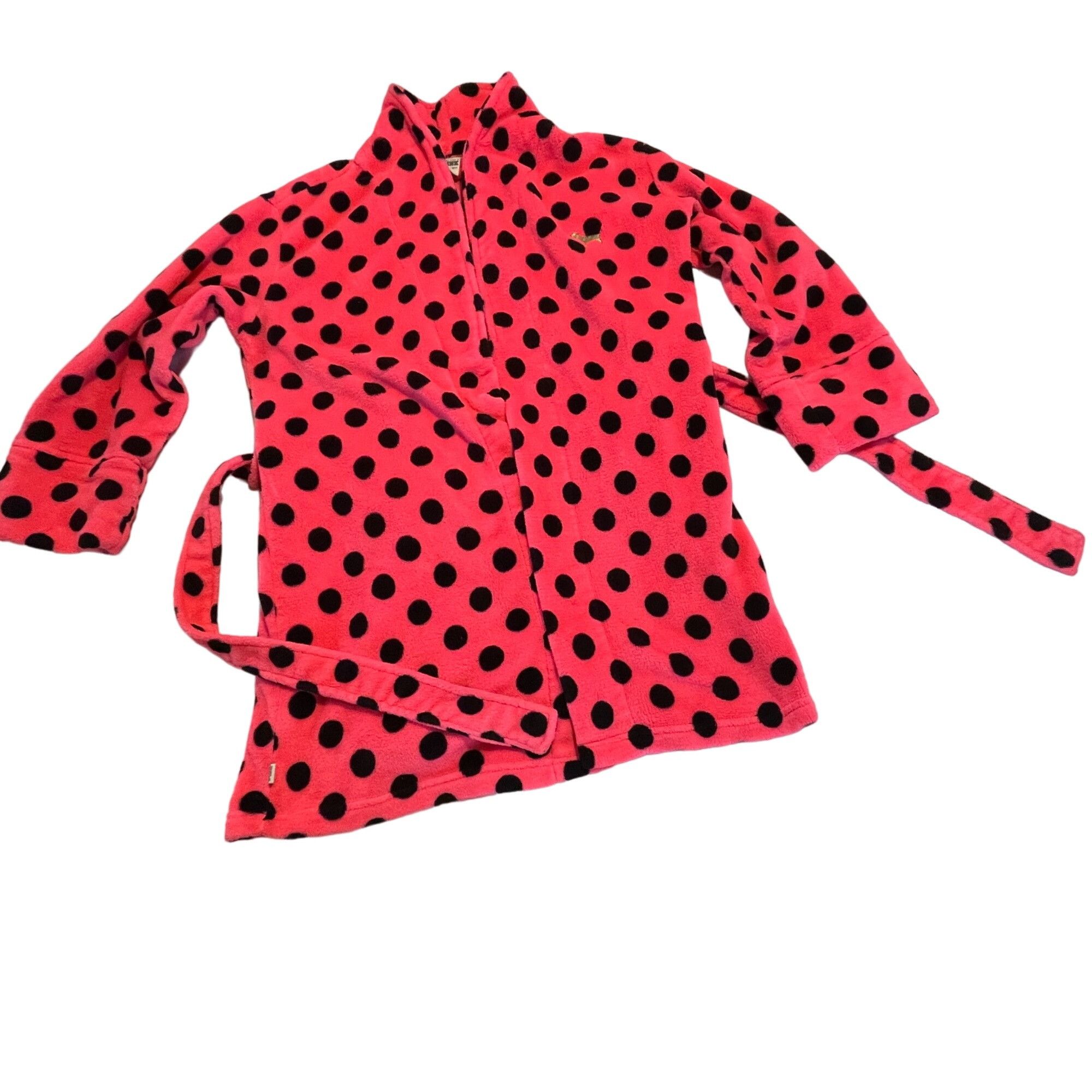 Victoria's Secret Victoria's Secret Bright PINK Women's XS Polka Dot Thick Sof Size ONE SIZE - 11 Thumbnail