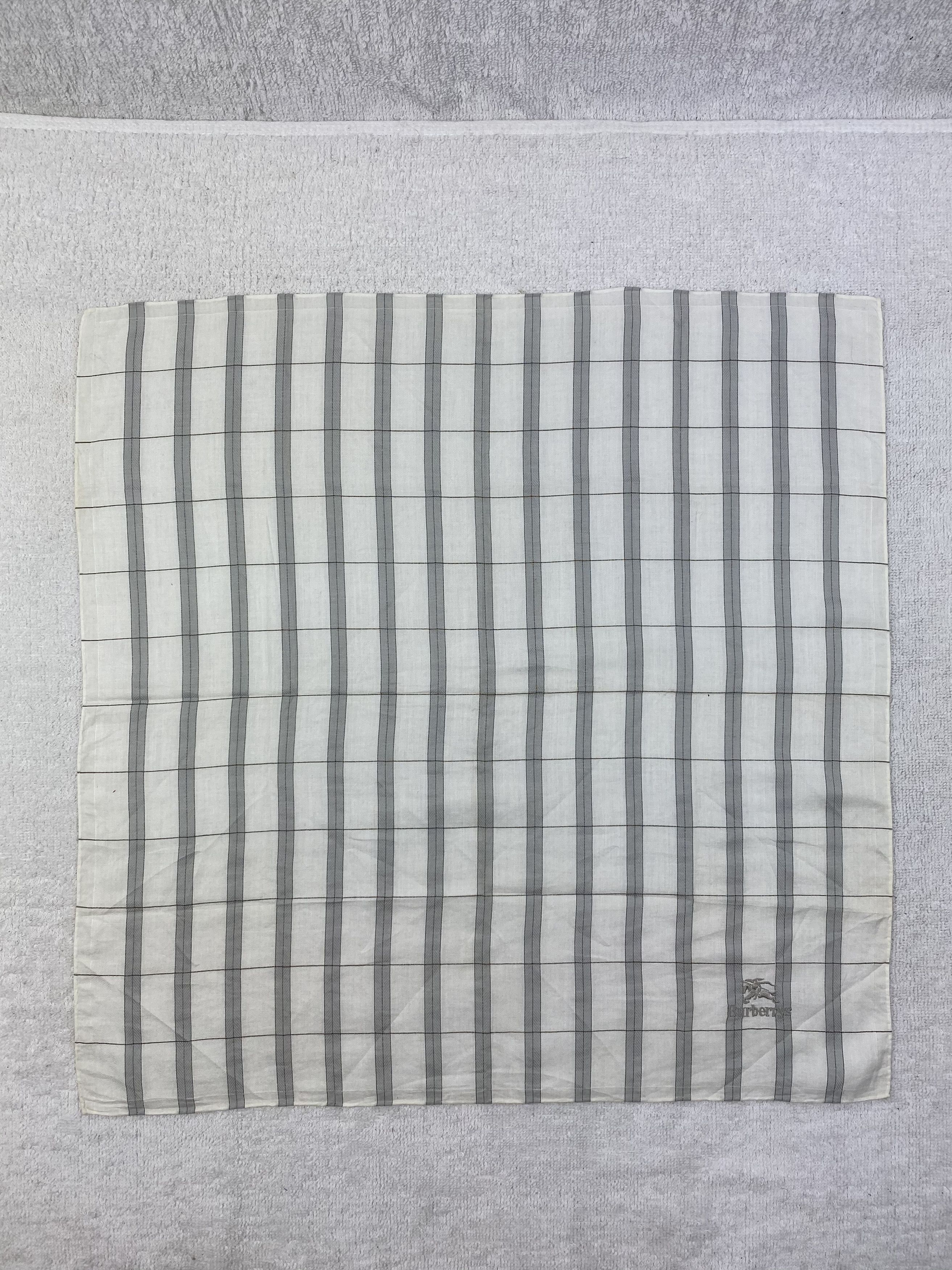 Burberry Vintage Burberrys Handkerchief / Bandana / Neckerchief Size ONE SIZE - 3 Thumbnail