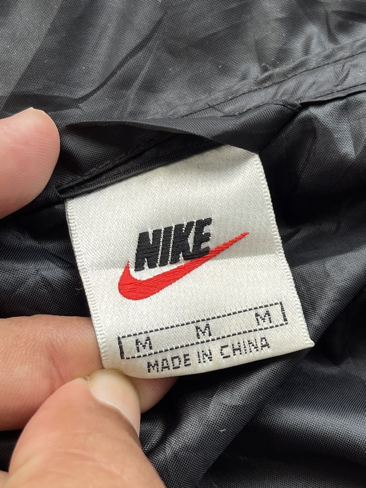 Nike 🔥Vintage 90's Nike Men's Big Logo Windbreaker Hood Jacket Size US M / EU 48-50 / 2 - 9 Thumbnail