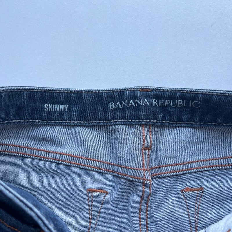 Banana Republic Banana Republic Women's Skinny Jeans Denim Blue Size 28 Size 28" / US 6 / IT 42 - 7 Thumbnail