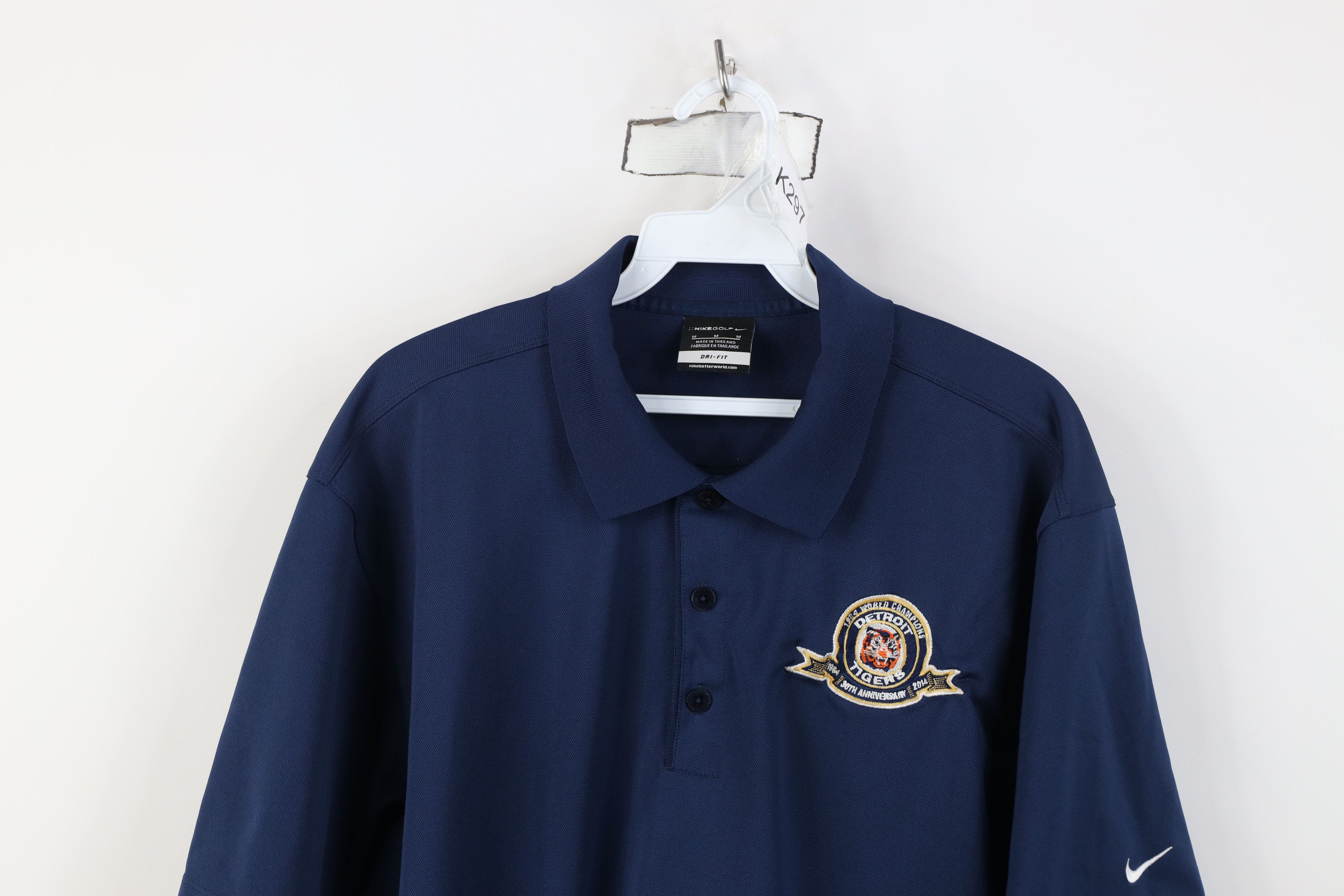 Nike Nike 30th Anniversary 1984 World Series Detroit Tigers Polo Size US M / EU 48-50 / 2 - 2 Thumbnail