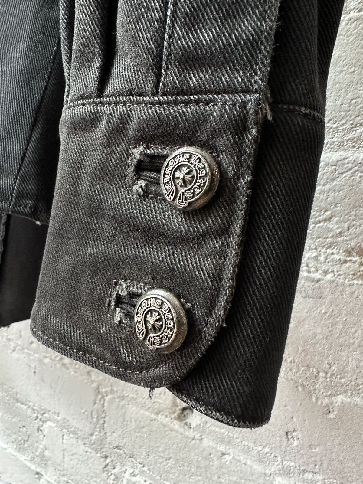 Chrome Hearts CHROME HEARTS FLUR DENIM JACKET Size US M / EU 48-50 / 2 - 6 Thumbnail