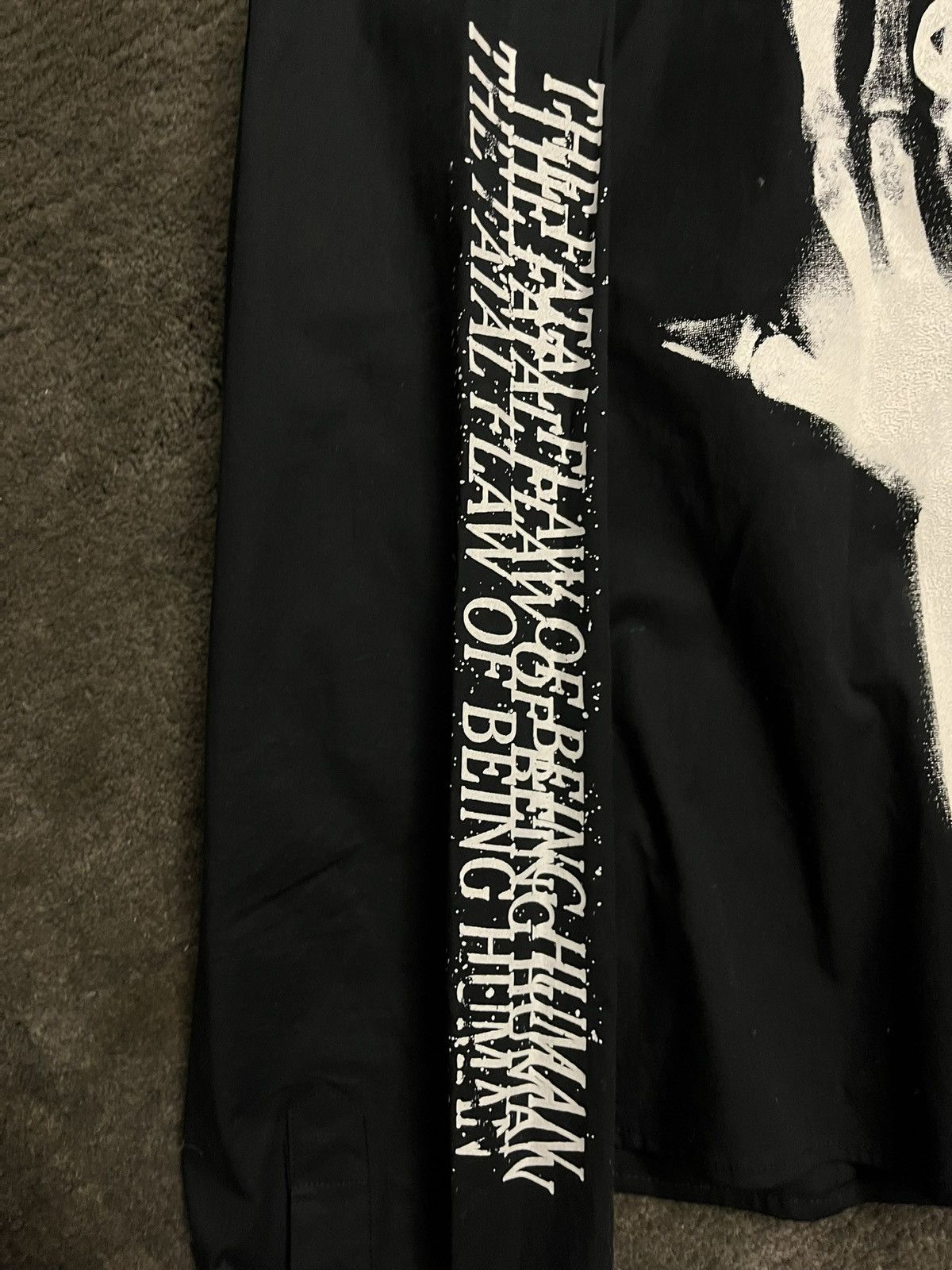 Msftsrep Msftsrep Black Middle Finger Print Shirt Size L Size US L / EU 52-54 / 3 - 4 Thumbnail