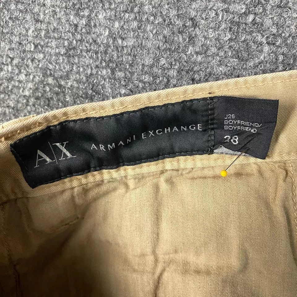 Armani Exchange Armani Exchange Chino Pants Women's 28 Boyfriend Beige Size 28" / US 6 / IT 42 - 7 Thumbnail