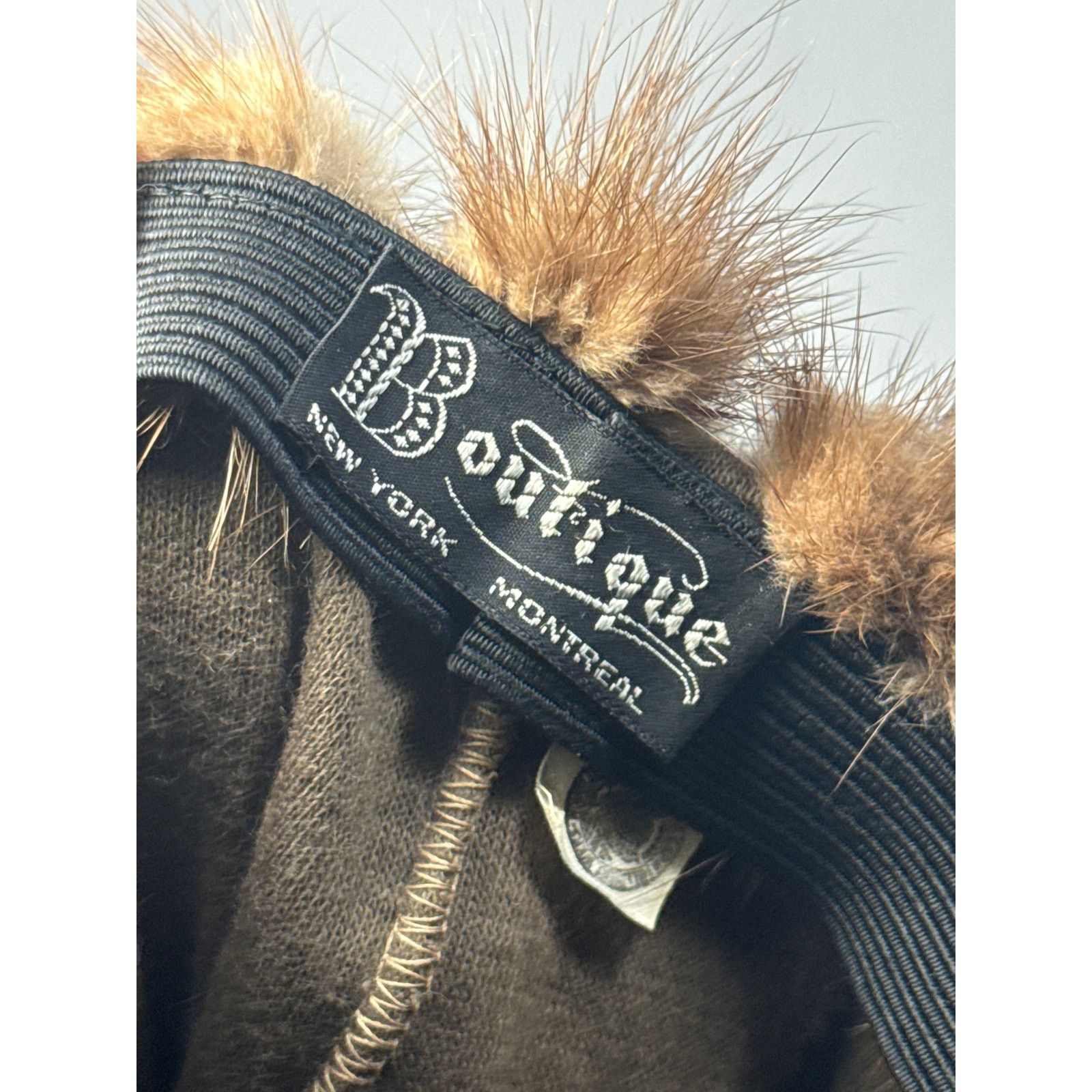 Other Vintage Russian Brown Fur Pillbox Elegant Winter Hat Size ONE SIZE - 4 Thumbnail