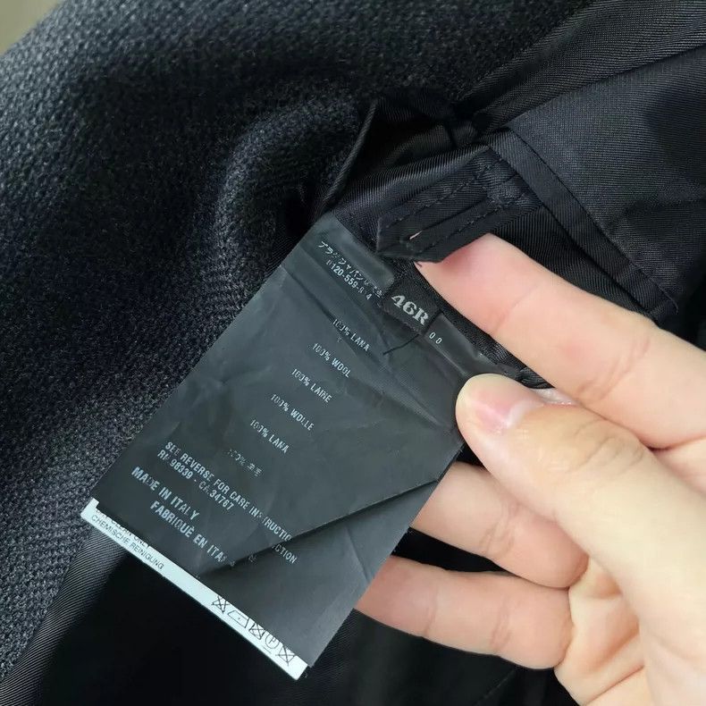 Prada Prada Black Wool Thick Suit Jacket Size 46 -2505 Size US L / EU 52-54 / 3 - 6 Thumbnail