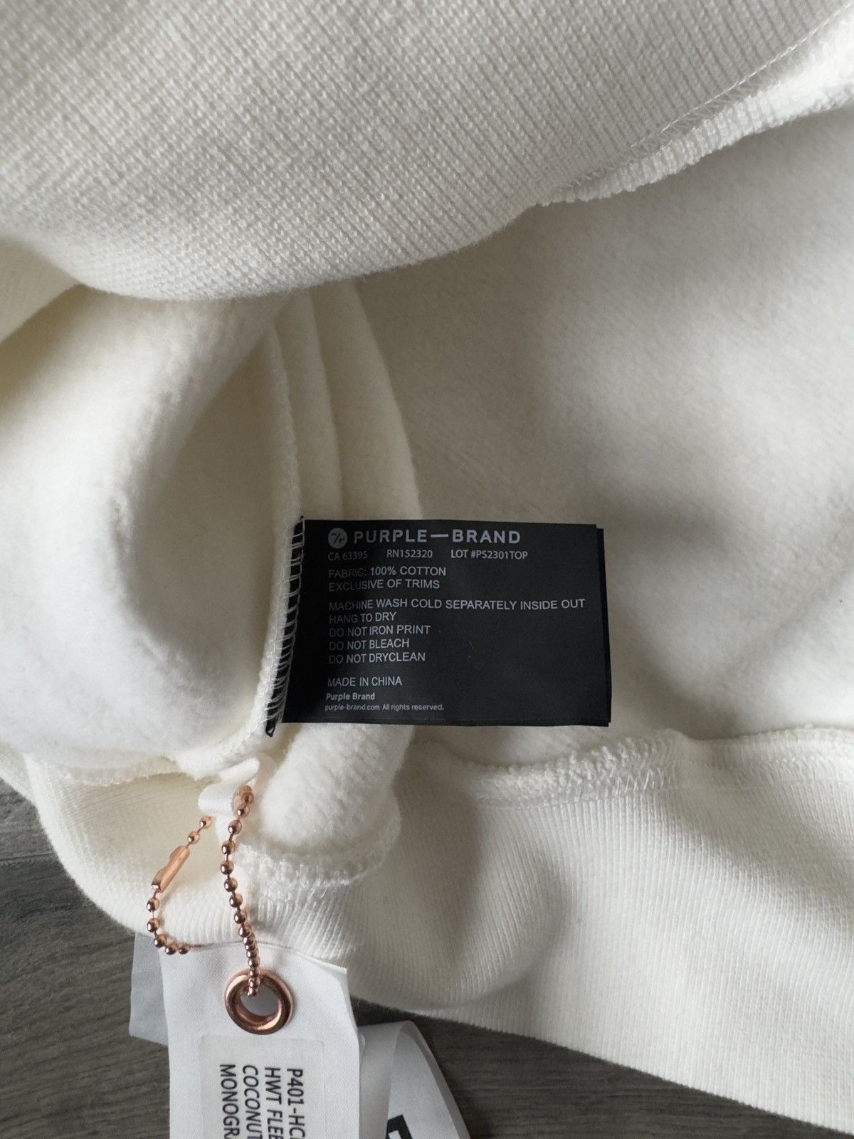 Purple PURPLE Fleece Hoodie Coconut Milk Painted Size US M / EU 48-50 / 2 - 5 Thumbnail
