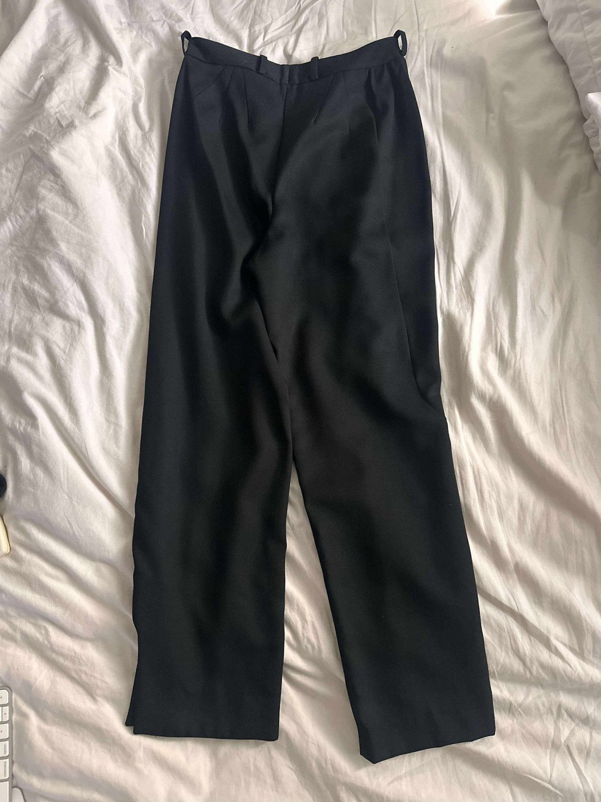 Other Vejas Asymmetric Cascading Wool Trousers Size 26" / US 2 / IT 38 - 10 Thumbnail