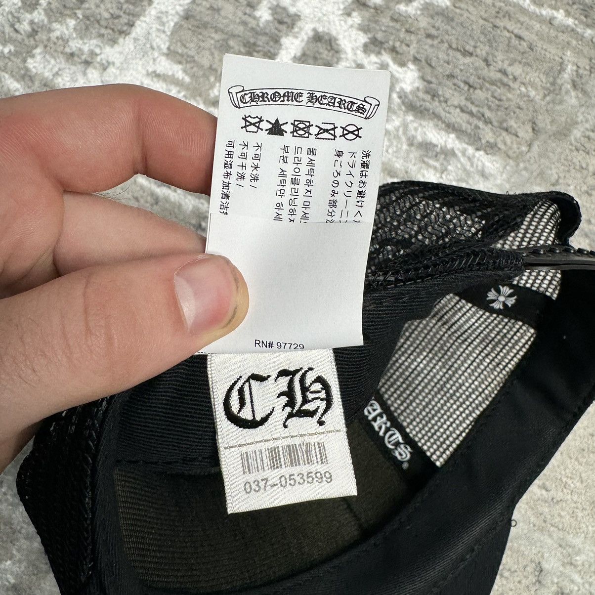 Chrome Hearts CH Las Vegas exclusive trucker hat ‘black’ Size ONE SIZE - 10 Thumbnail