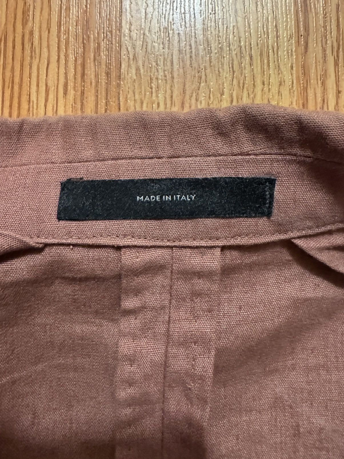 Paul Smith Paul Smith Double Breasted Pink Linen Blazer Runway Style Size 38L - 9 Thumbnail