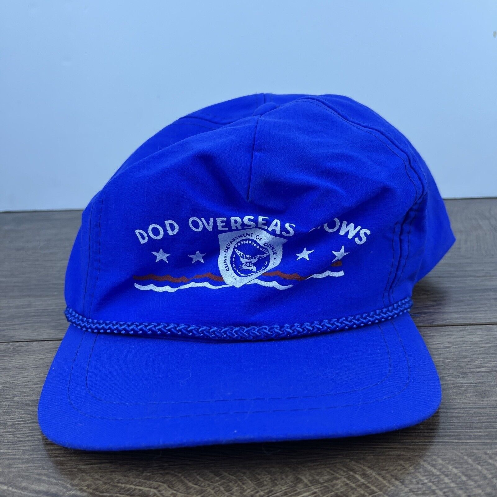 Other DOD Overseas Shows Hat DOD Blue Hat Snapback Adjustable Adul Size ONE SIZE - 1 Thumbnail