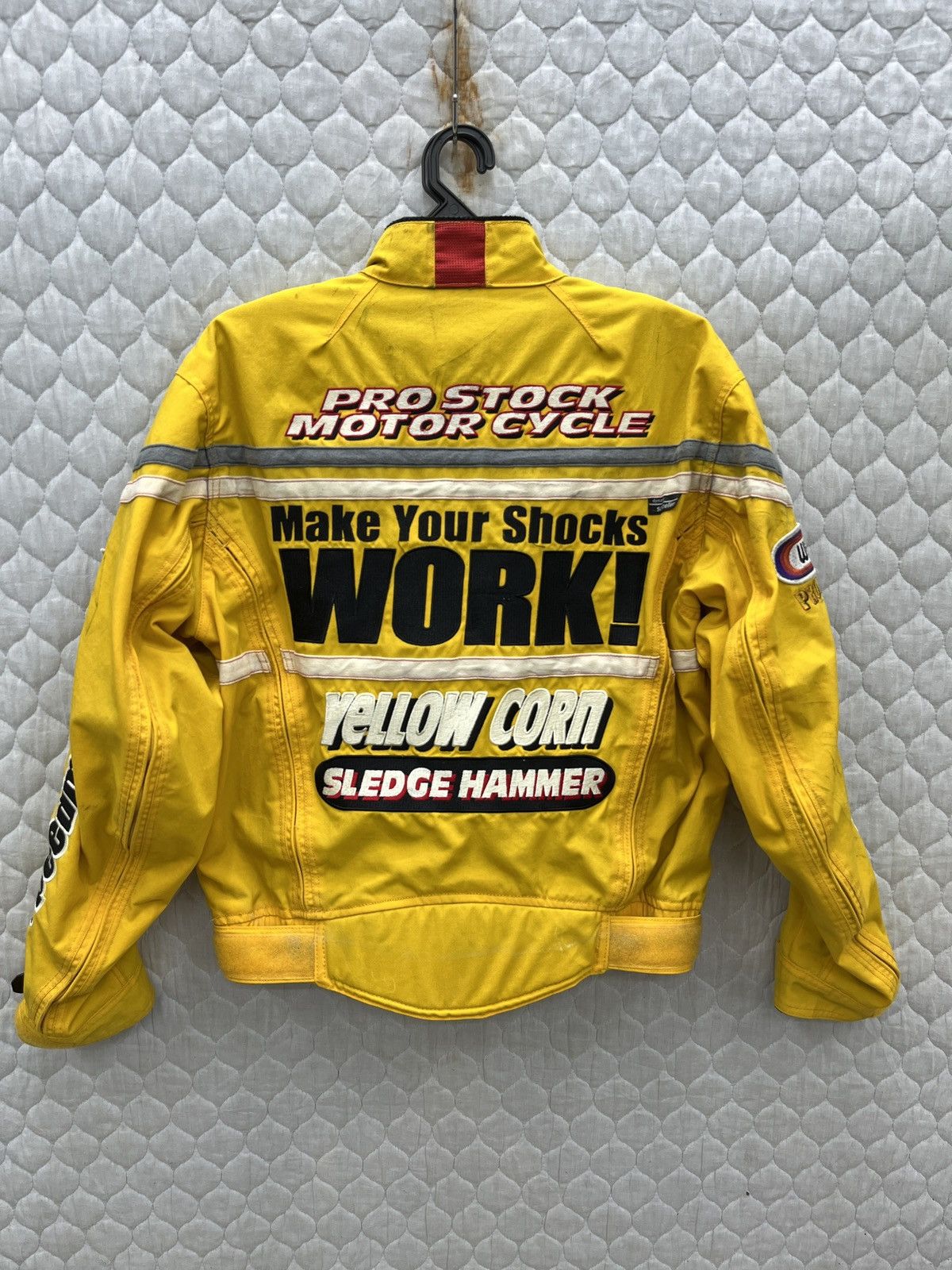 YELLOW CORN 🔥🔥🔥STEALS YELLOW CORN SLEDGE HAMMER RACING JACKET Size US M / EU 48-50 / 2 - 2 Thumbnail