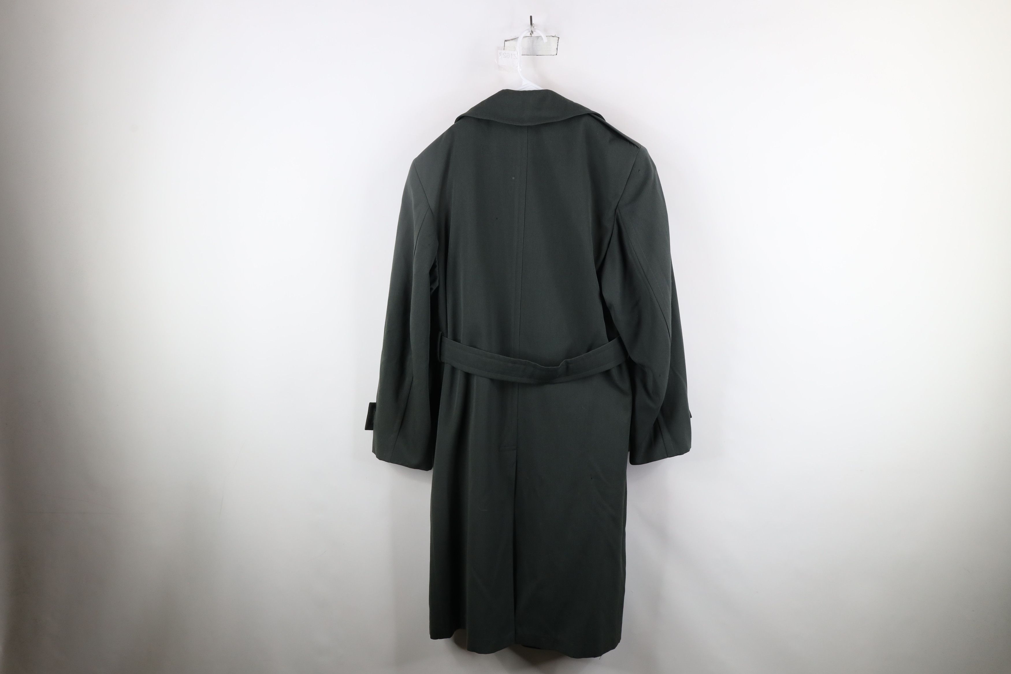Vintage Vintage 70s Vietnam War Gabardine Lined Trench Coat Overcoat Size US L / EU 52-54 / 3 - 14 Thumbnail