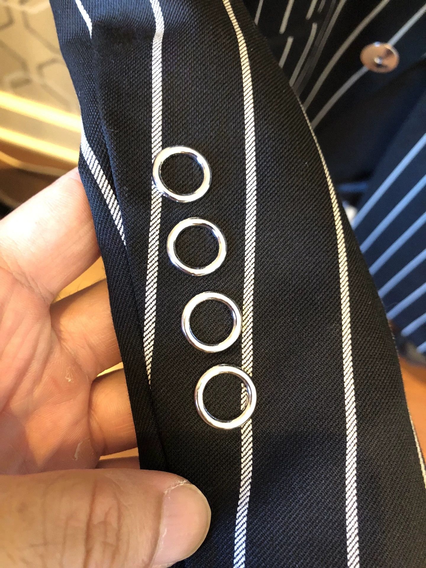 Burberry Burberry Striped Metal Buckle Suit Set Size US S / EU 44-46 / 1 - 6 Thumbnail