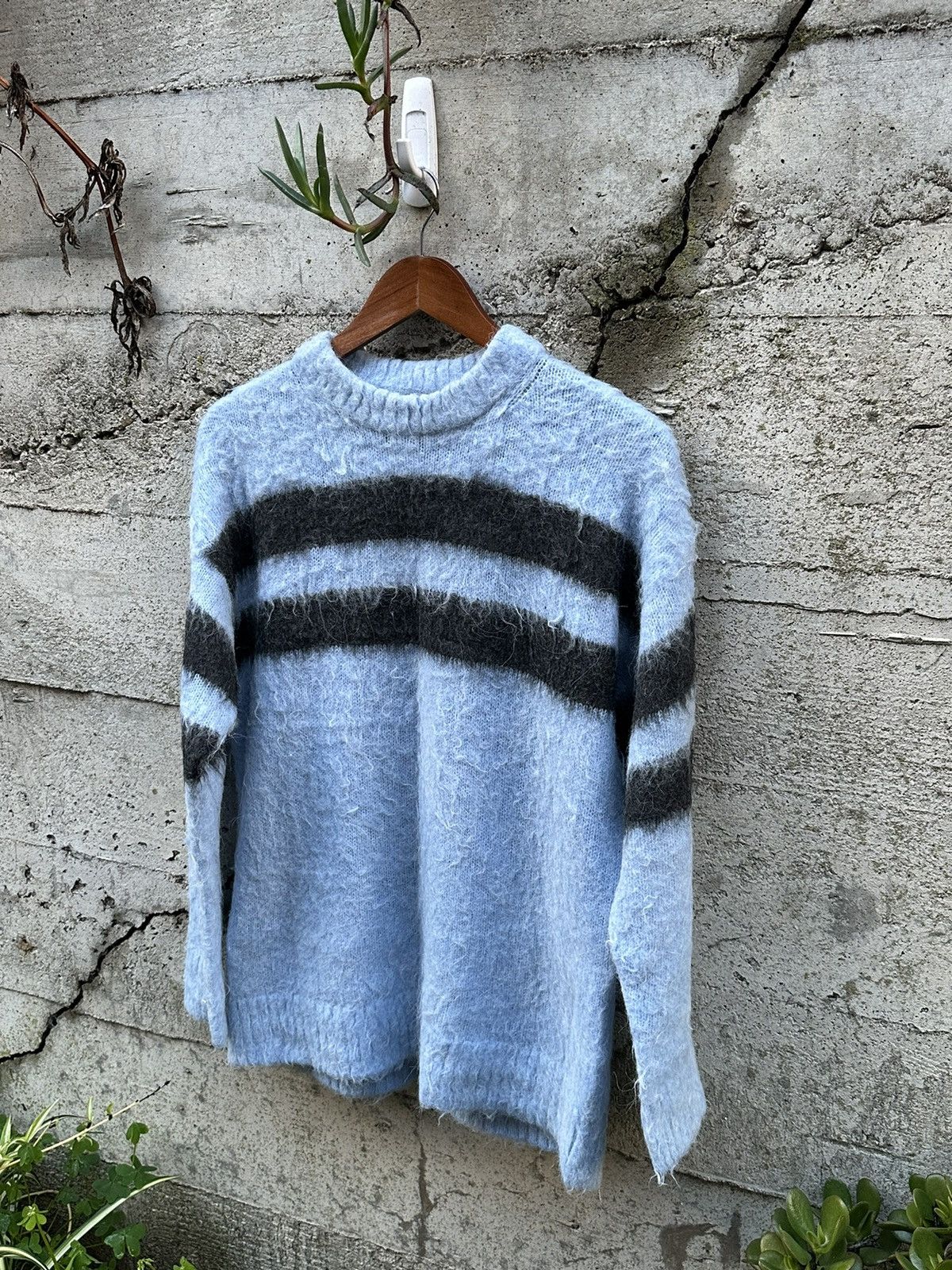image of Grail Acne Studios Ice Clash Mohair Sweater, Men's (Size Medium)