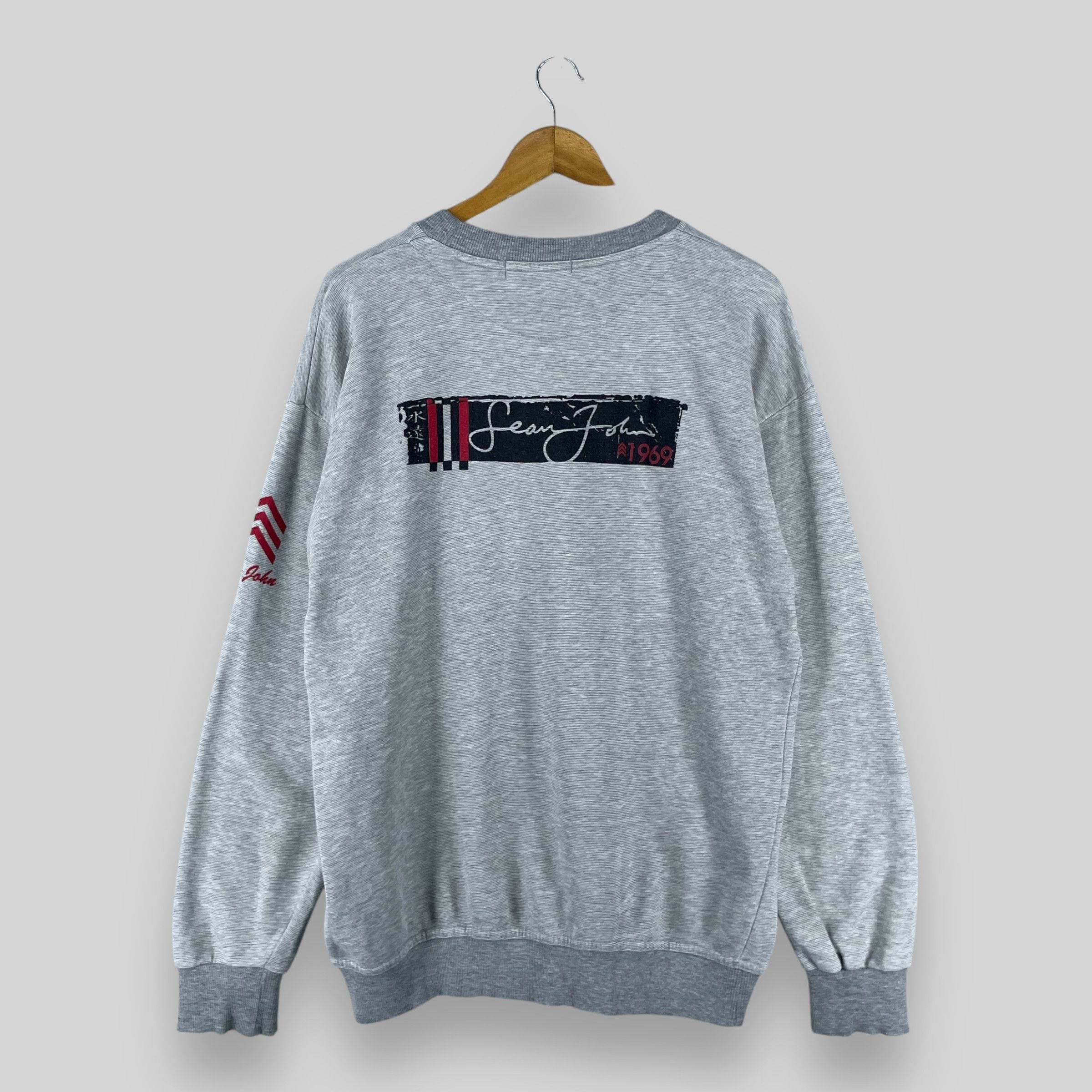 Sean John Vintage 1990s SEAN JOHN Hip Hop Spell Out Sweatshirt Size US L / EU 52-54 / 3 - 6 Thumbnail