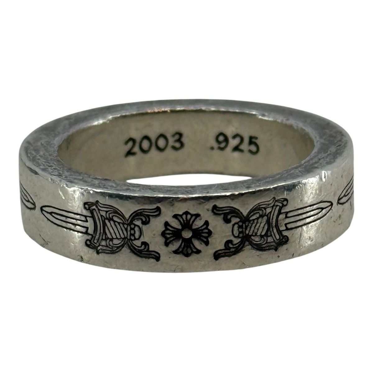 Chrome Hearts Chrome Hearts Silver Dagger Spacer Ring - US Size 9 Size ONE SIZE - 1 Thumbnail