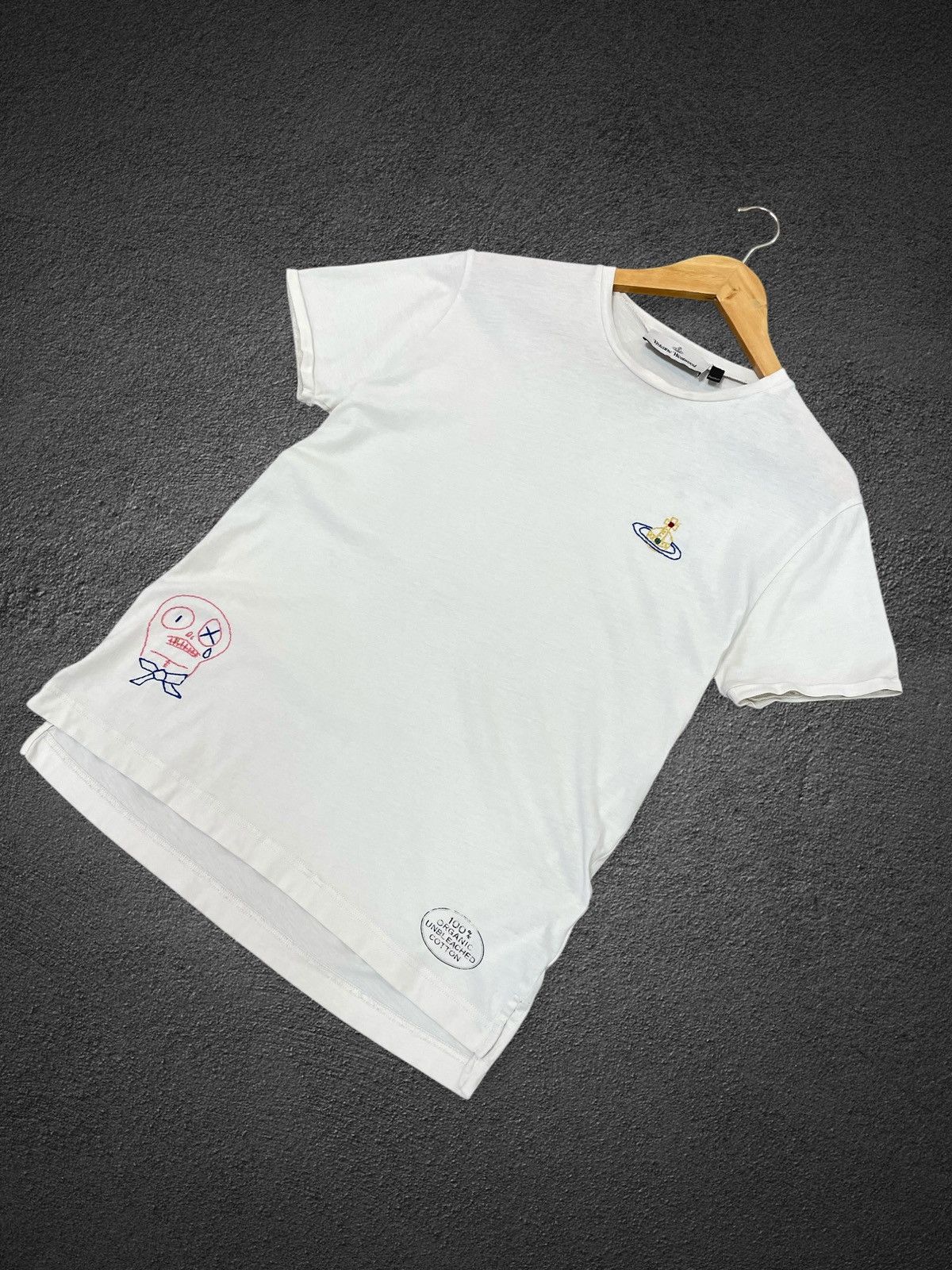 Vivienne Westwood Vivienne Westwood Organic Cotton T-Shirt – Size L – Cream Size US L / EU 52-54 / 3 - 2 Thumbnail