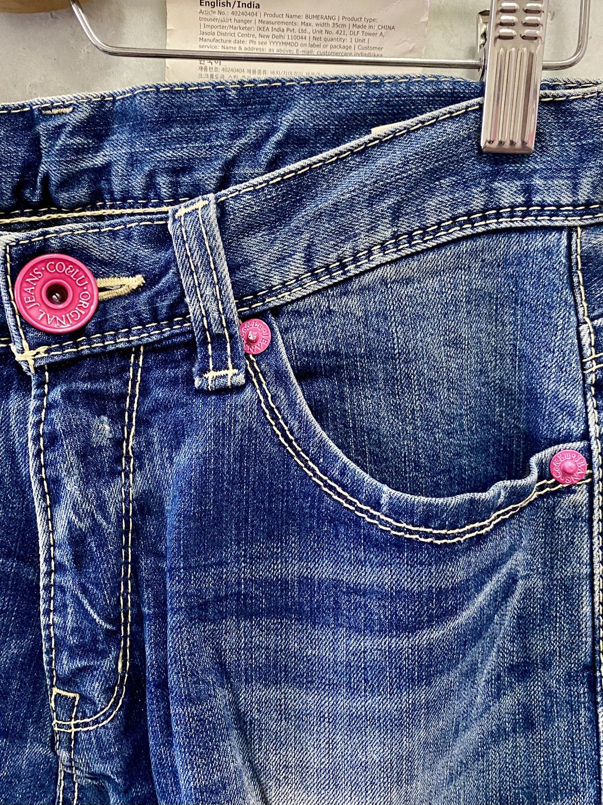 Designer × Japanese Brand × Vintage Co and Lu denim jeans pants Size US 30 / EU 46 - 6 Thumbnail