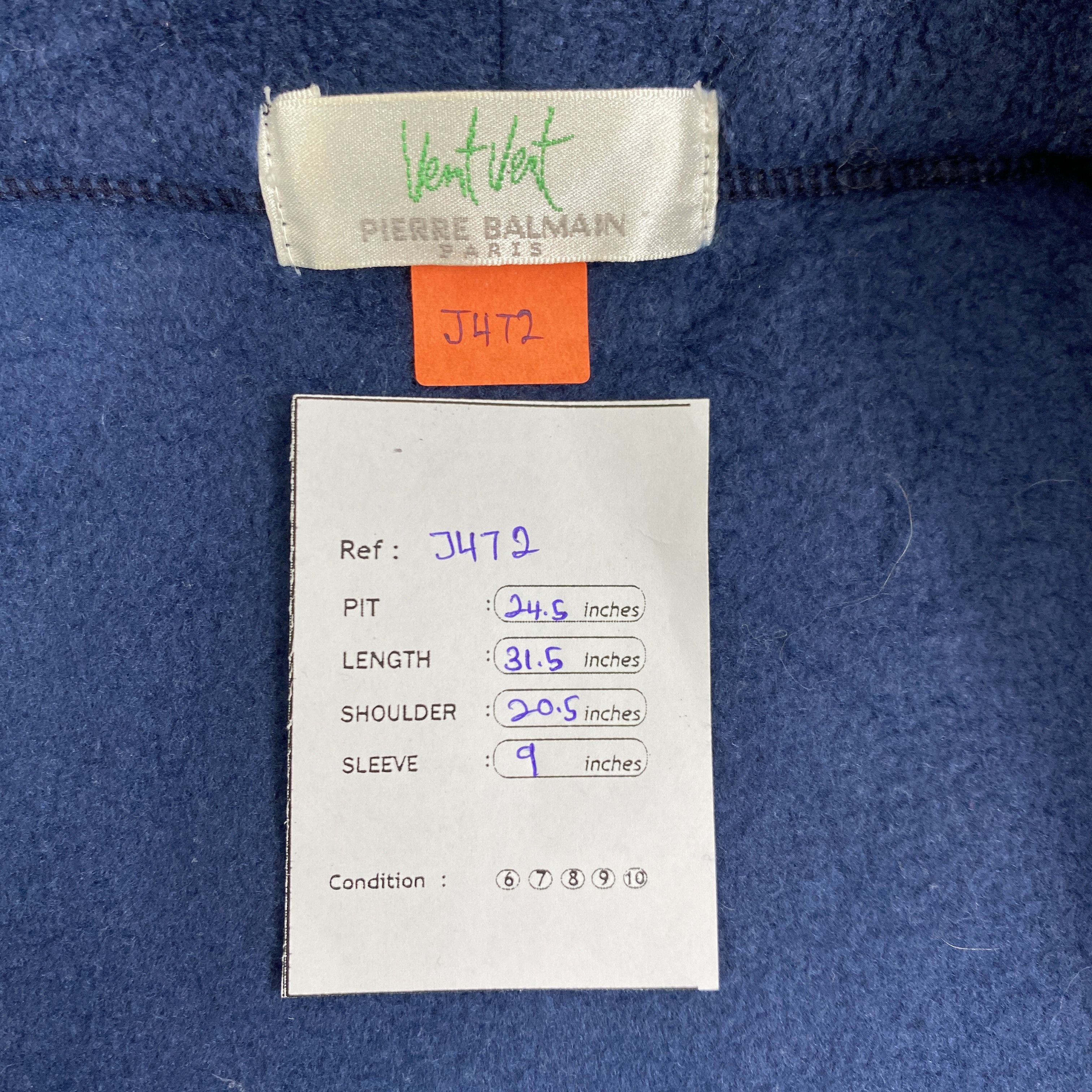 Pierre Balmain Vintage Pierre Balmain Paris Short Sleeves Jacket- J472 Size US M / EU 48-50 / 2 - 8 Thumbnail