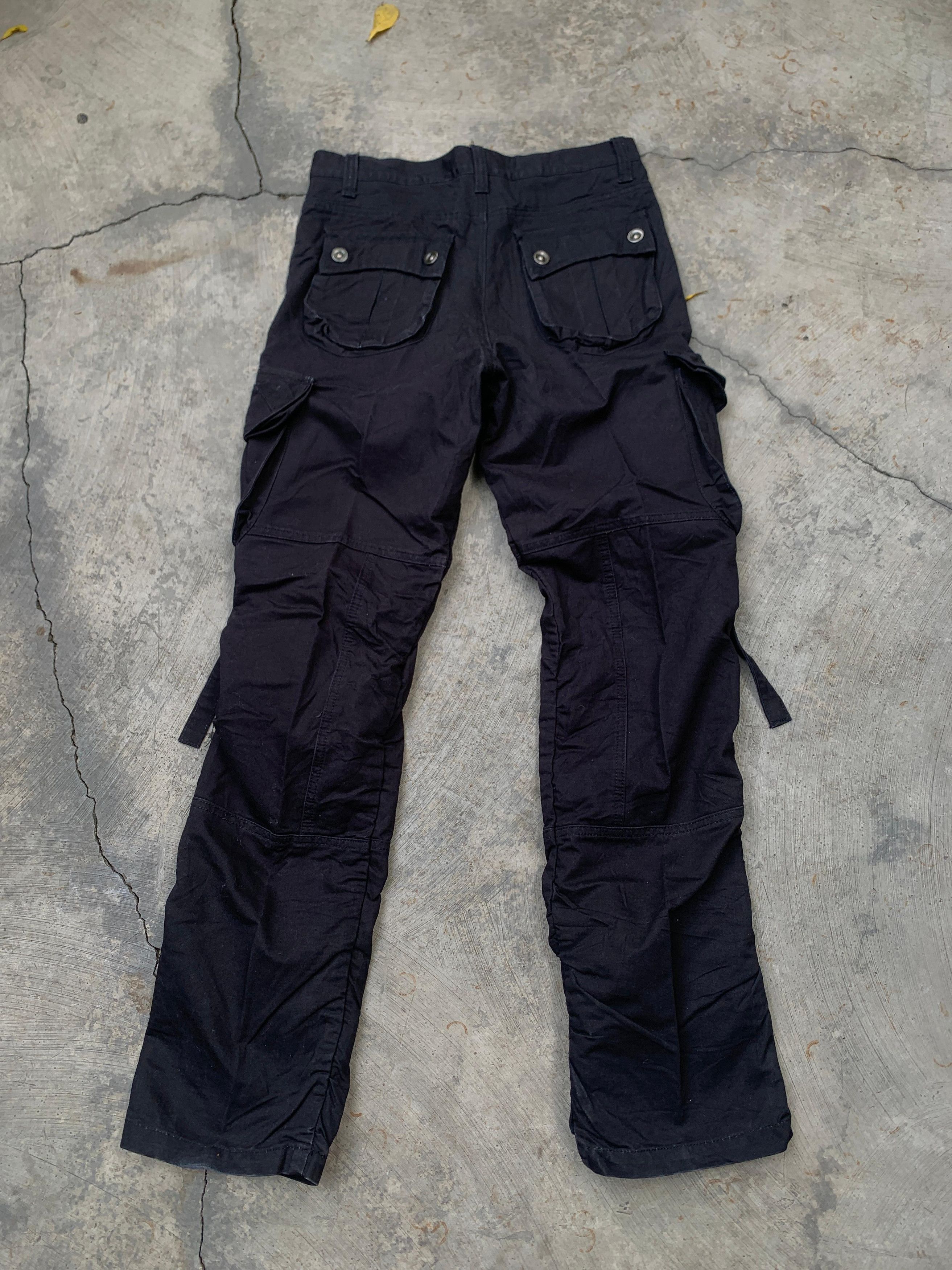 If Six Was Nine × LOWBOX Lowbox Avant Garde Bondage Multipocket Cargo Pants Japan Size US 32 / EU 48 - 3 Thumbnail