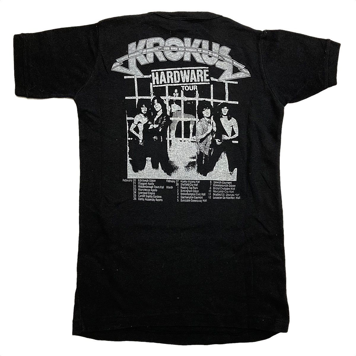 Vintage Vintage Krokus 1981 Tour T-Shirt Size US M / EU 48-50 / 2 - 2 Thumbnail