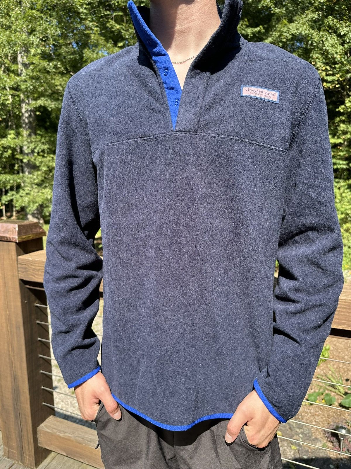 Vineyard Vines NEW UNWORD VINEYARD VINES 1/4 ZIP FLEECE Size US M / EU 48-50 / 2 - 2 Thumbnail