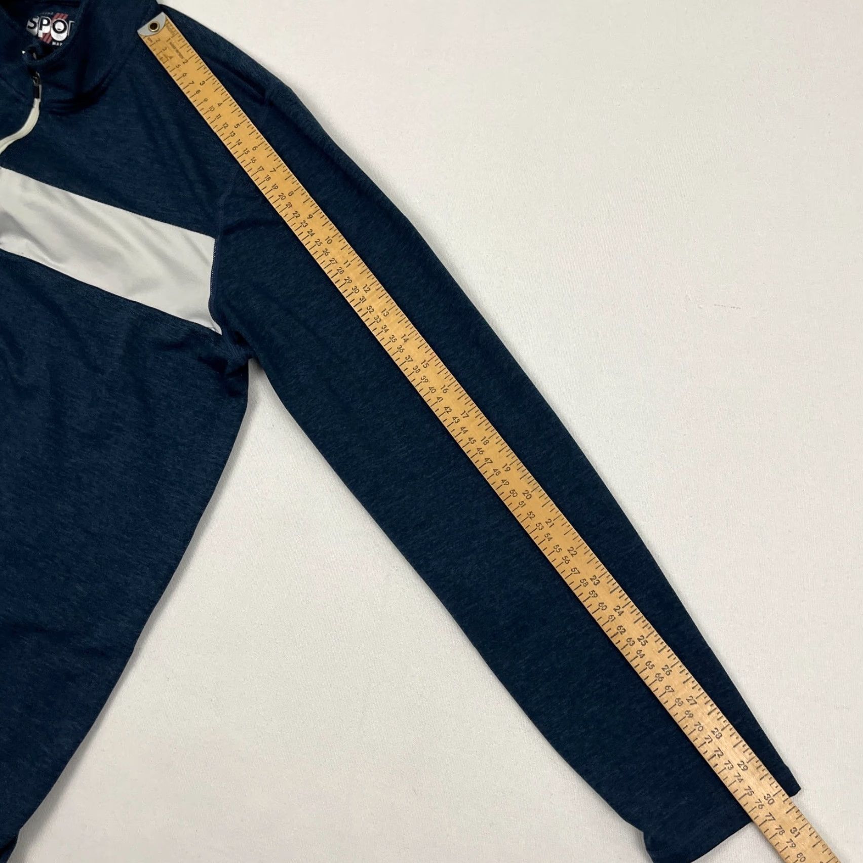 Marine Layer Marine Layer Weekend Sport Jacket Mens L Blue Performance Quarter Zip Pullover Jacket Size US L / EU 52-54 / 3 - 5 Thumbnail