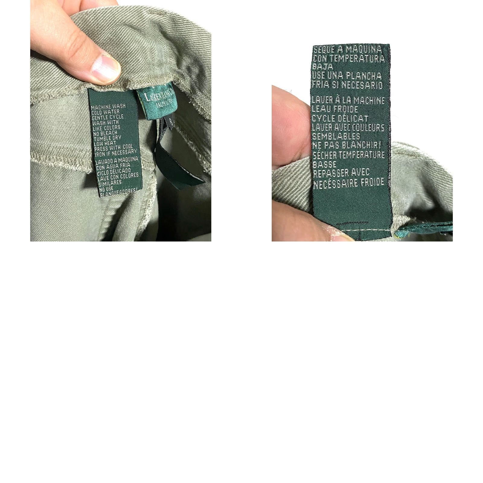 Ralph Lauren Ralph Lauren Jeans Co. Straight High Waist Stretch Womens 8 Green Preppy Casual Normcore 5-Pocket Denim Jeans andnbsp; Womens Size 30" / US 8 / IT 44 - 8 Thumbnail