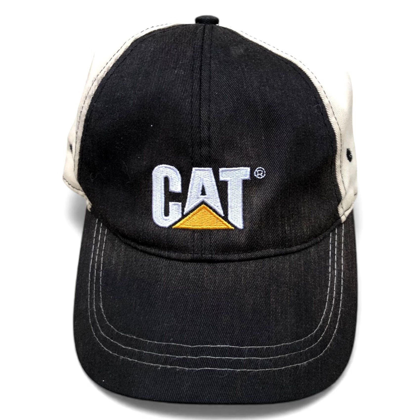 Vintage VINTAGE CATAPILLAR CAT Baseball Hat Men's Adjustable Cap Black Size ONE SIZE - 2 Thumbnail