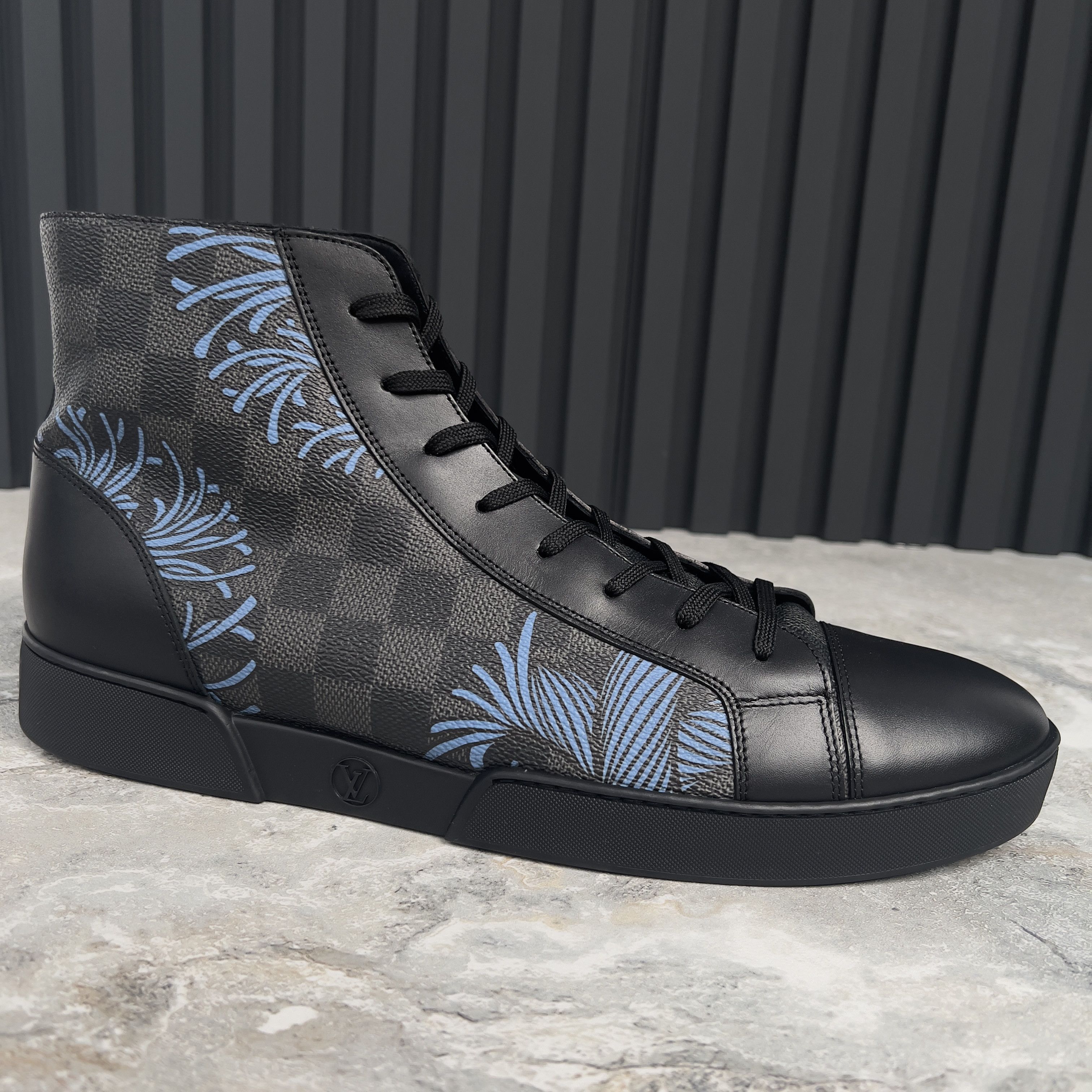 Louis Vuitton Louis Vuitton Match Up Kim Jones Sneaker Damier Leather Size US 11.5 / EU 44-45 - 4 Thumbnail