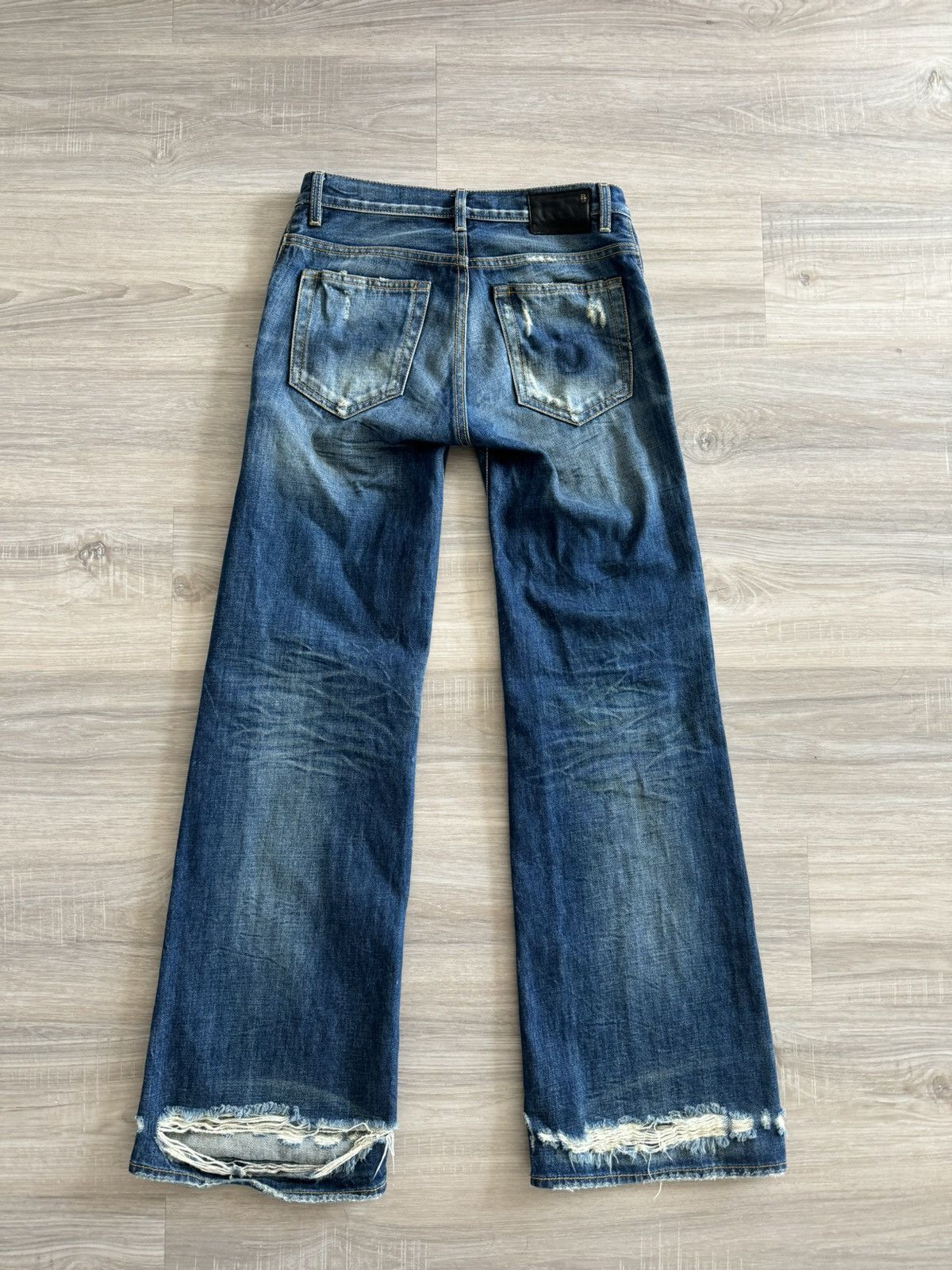 R13 R13 Jane Wide Leg Denim Size 25" / US 0 / IT 36 - 4 Thumbnail