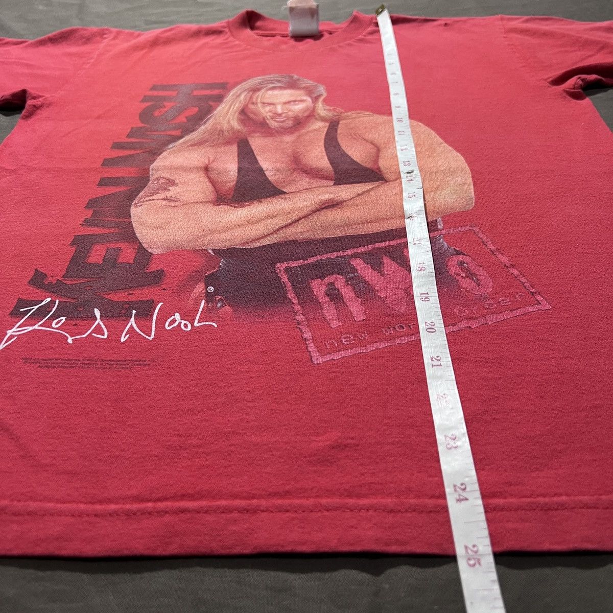 WWE Vintage 90s WCW NWO KEVIN NASH Wrestling Graphic Tee Size US S / EU 44-46 / 1 - 12 Thumbnail
