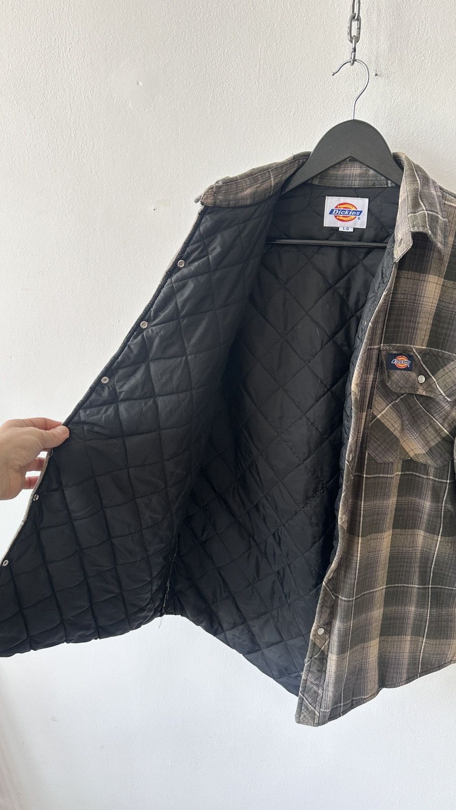 Dickies Dickies Lined Plaid Shirt Jacket Checkered Quilted Flannel Size US L / EU 52-54 / 3 - 14 Thumbnail