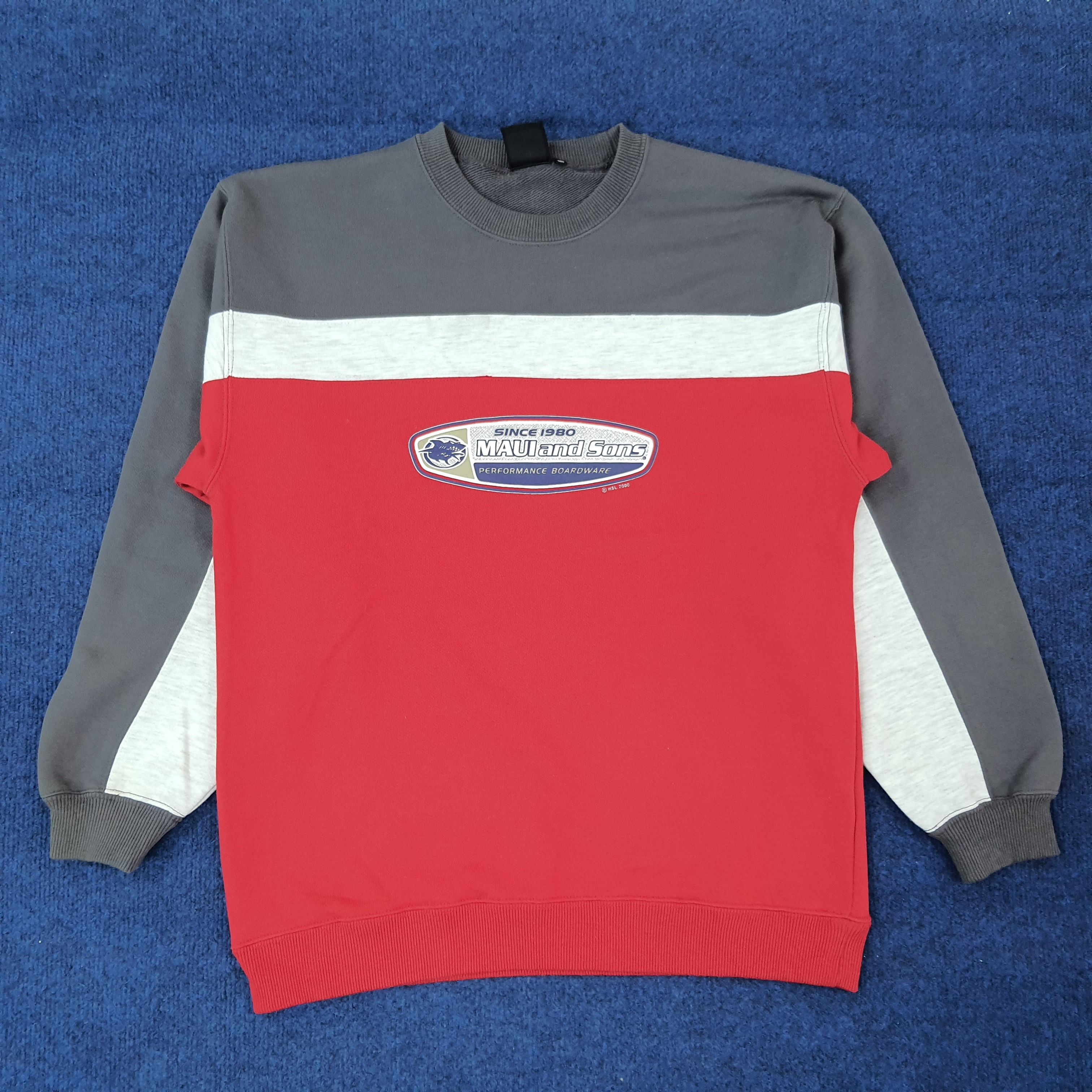 Vintage Vintage MAUI and Sons Surf Boardwear y2k Sweatshirt C251N26 Size US S / EU 44-46 / 1 - 1 Thumbnail
