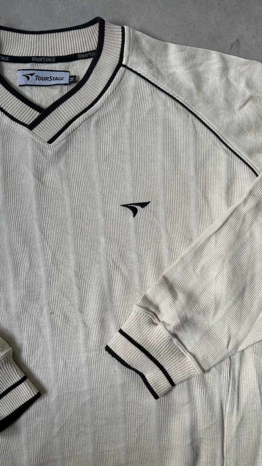 PGA Tour VINTAGE TOURSTAGE VNECK SWEATSHIRT Size US M / EU 48-50 / 2 - 2 Thumbnail