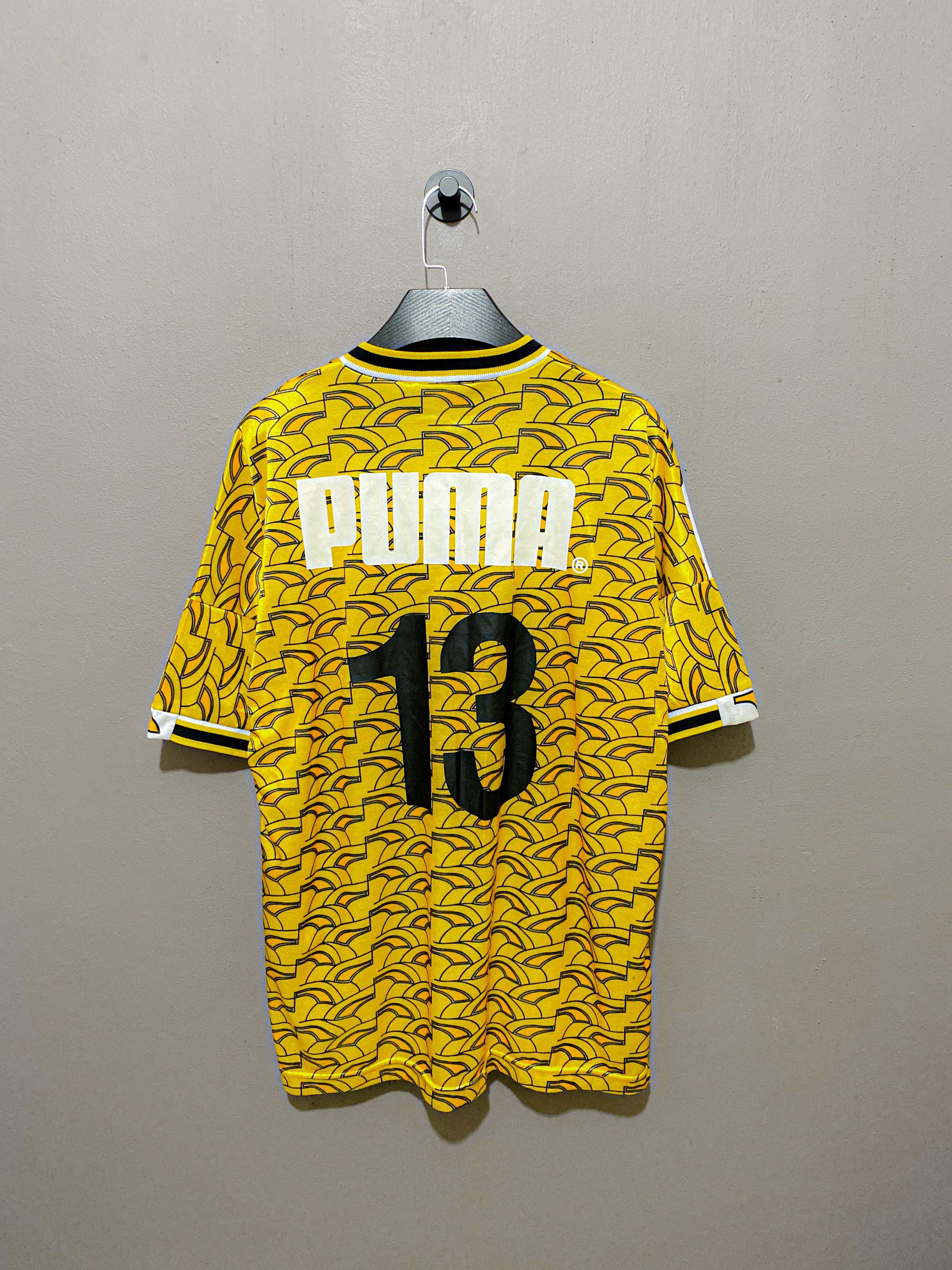 Vintage Ultra Rare Vintage Puma Sing Tao 1995 Away Match Issue Worn Size US XL / EU 56 / 4 - 3 Thumbnail