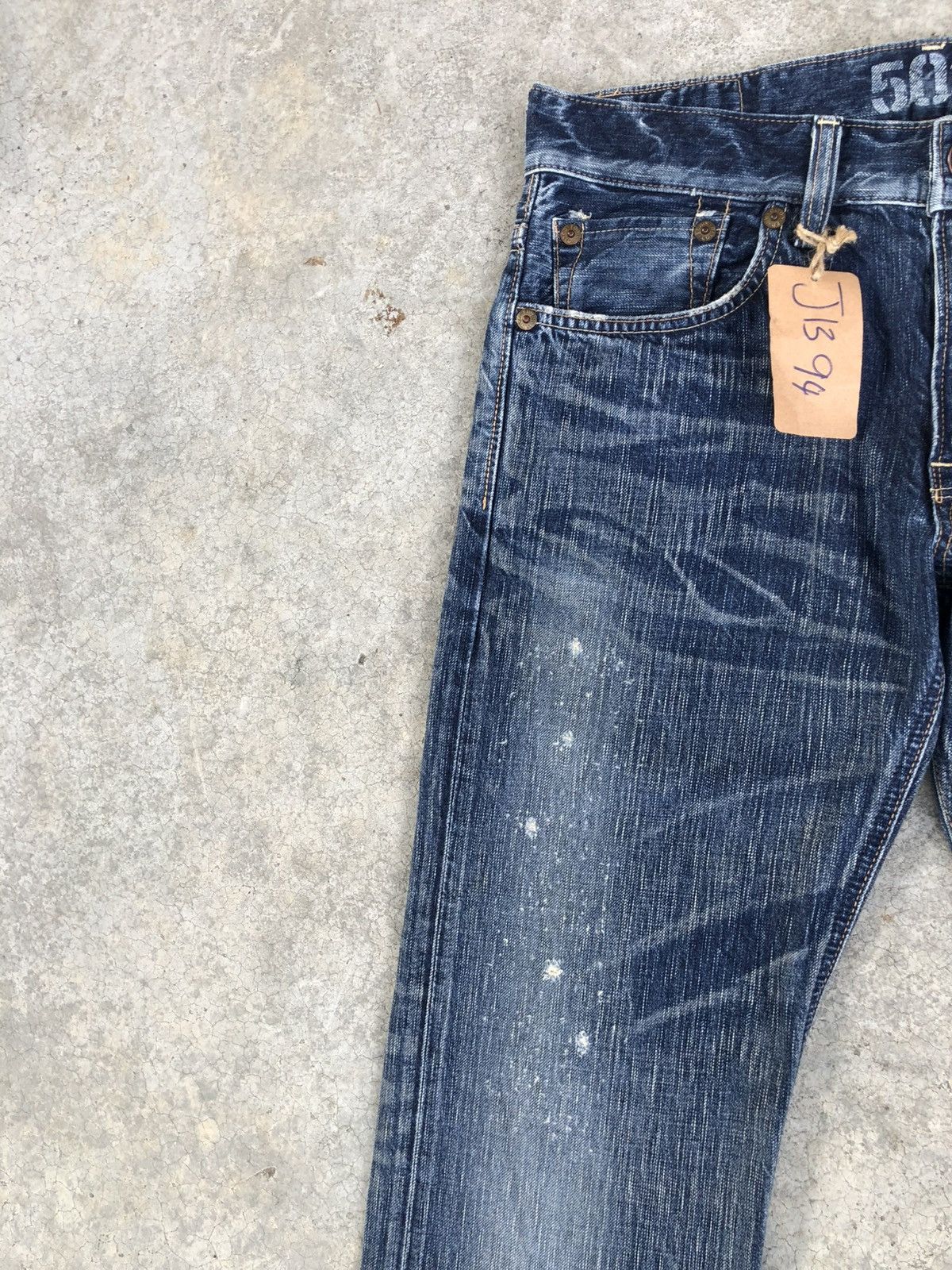 Who Decides War Edwin 503 Flared Jeans Bootcut Distressed Jeans Size US 34 / EU 50 - 4 Thumbnail
