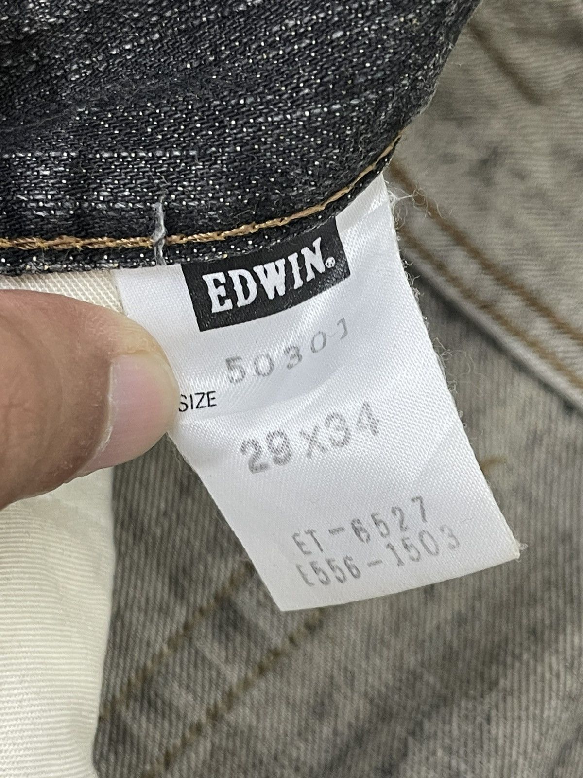 Edwin Flare Jeans Edwin Faded Distress Boot Cut 9🟦 Size US 29 - 20 Thumbnail