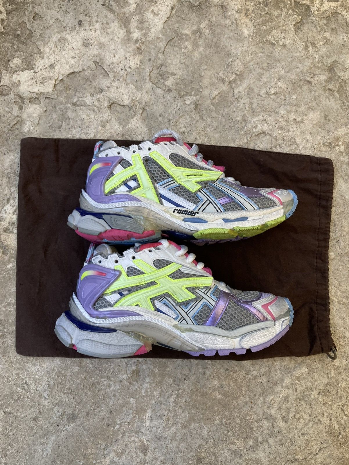 Balenciaga Balenciaga Runner Multicolor Size US 5 / IT 35 - 3 Thumbnail