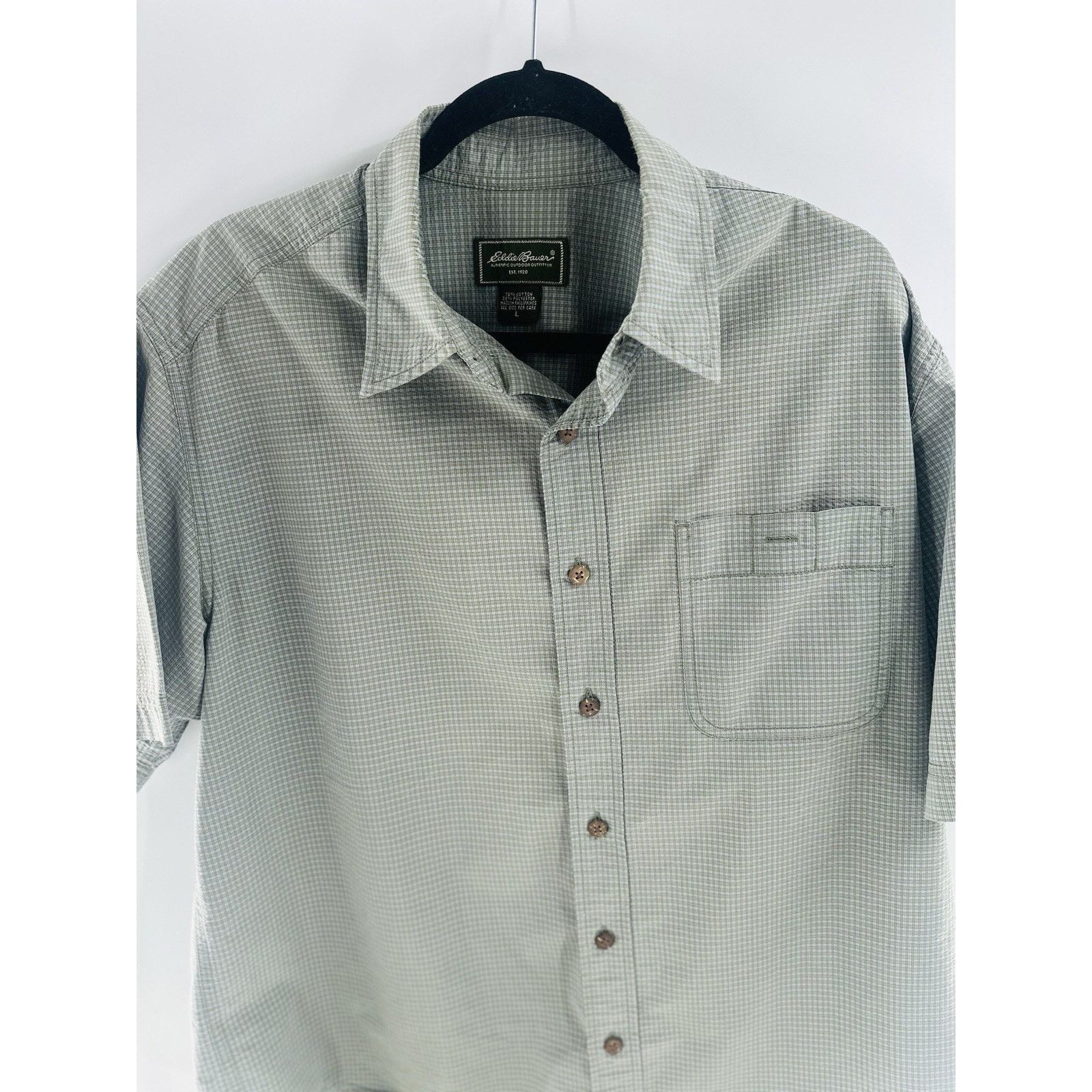 Eddie Bauer Eddie Bauer Polo Shirt Short Sleeve Men's L Green Outdoor Size US L / EU 52-54 / 3 - 1 Thumbnail